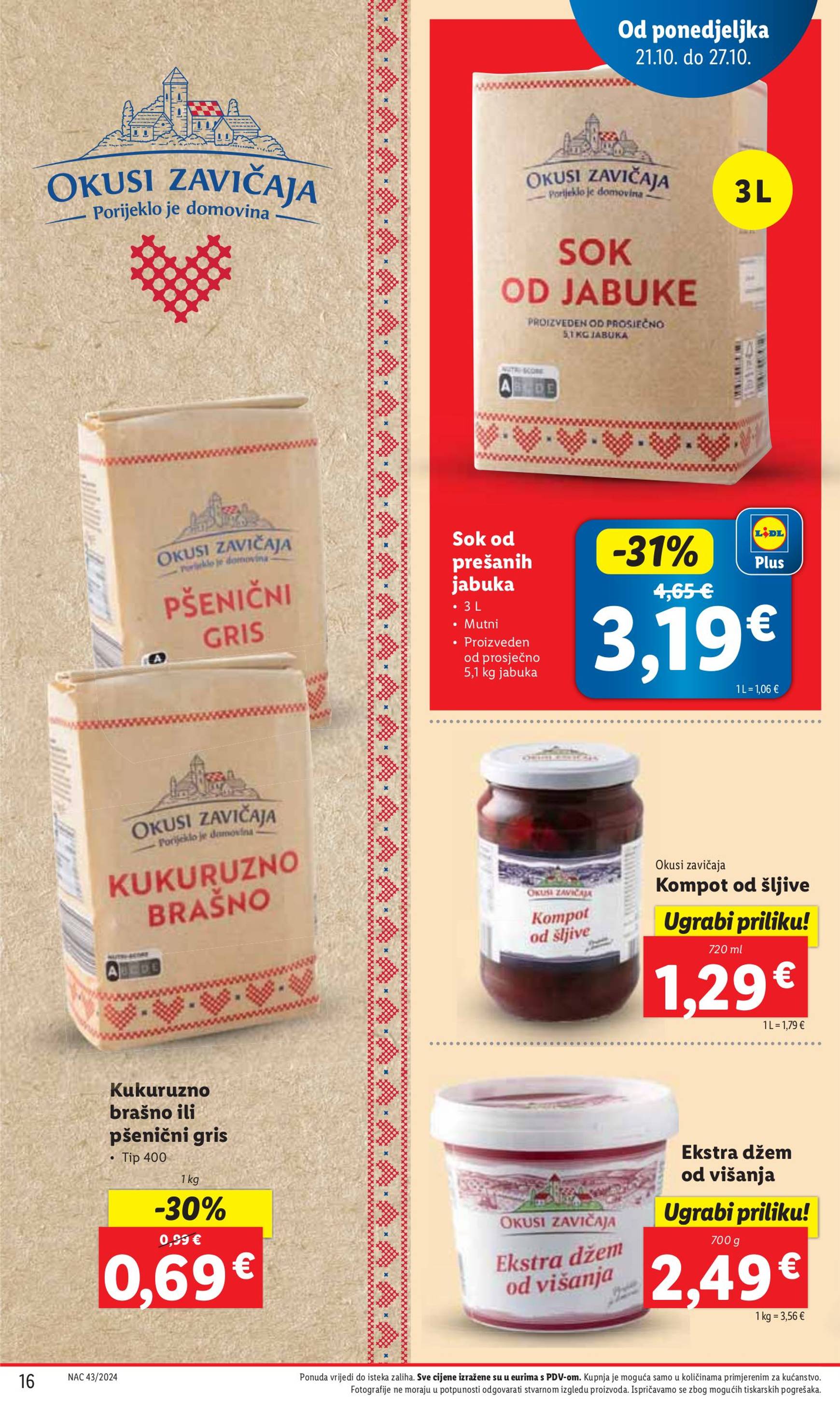 lidl - Lidl katalog vrijedi od 21.10. do 27.10. - page: 16