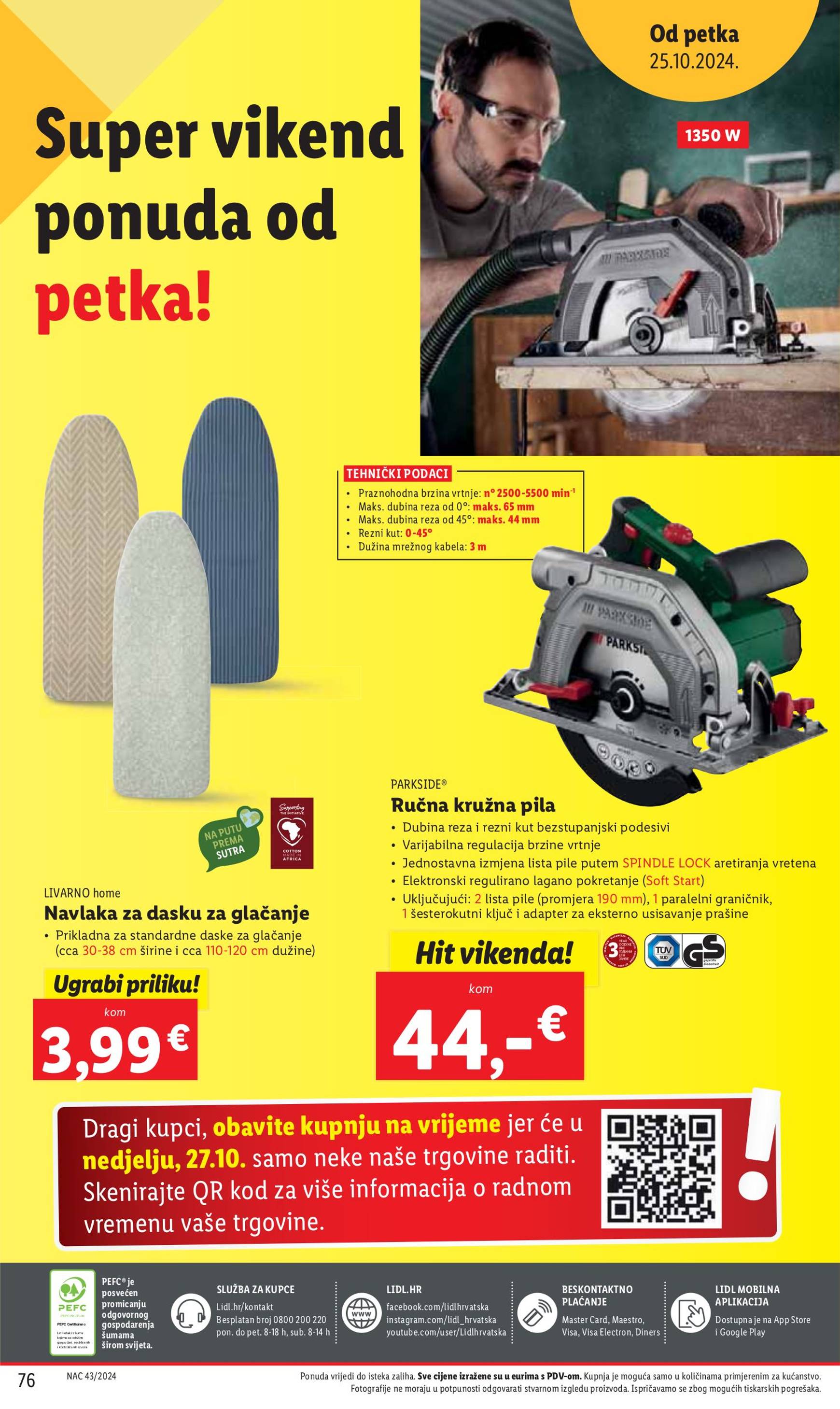 lidl - Lidl katalog vrijedi od 21.10. do 27.10. - page: 76