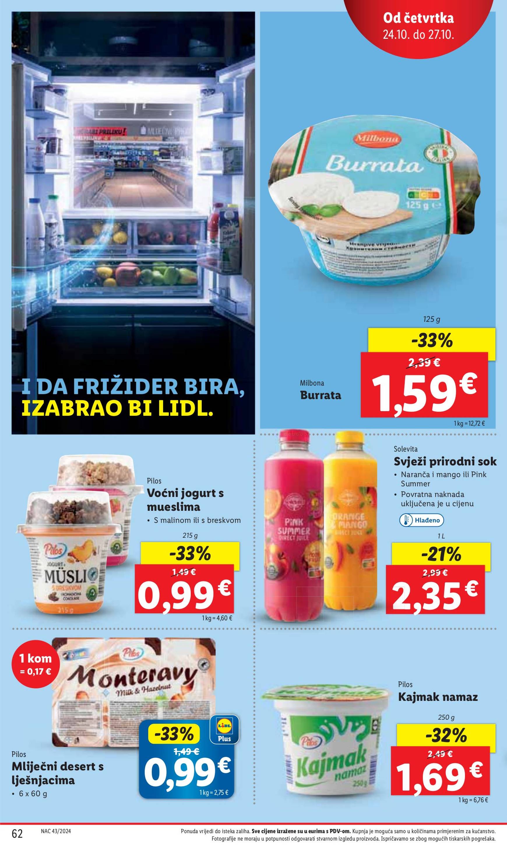 lidl - Lidl katalog vrijedi od 21.10. do 27.10. - page: 62