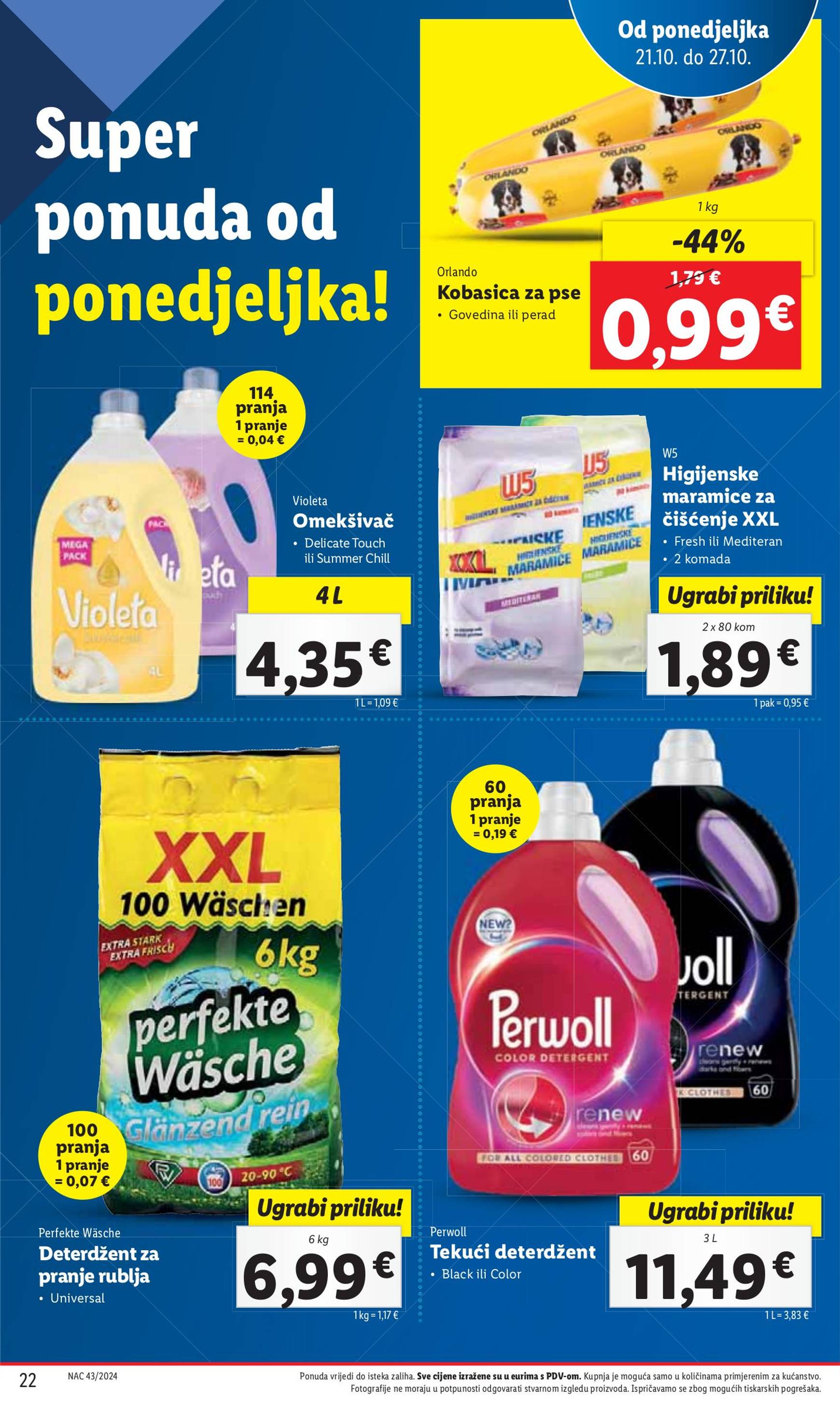 lidl - Lidl katalog vrijedi od 21.10. do 27.10. - page: 22