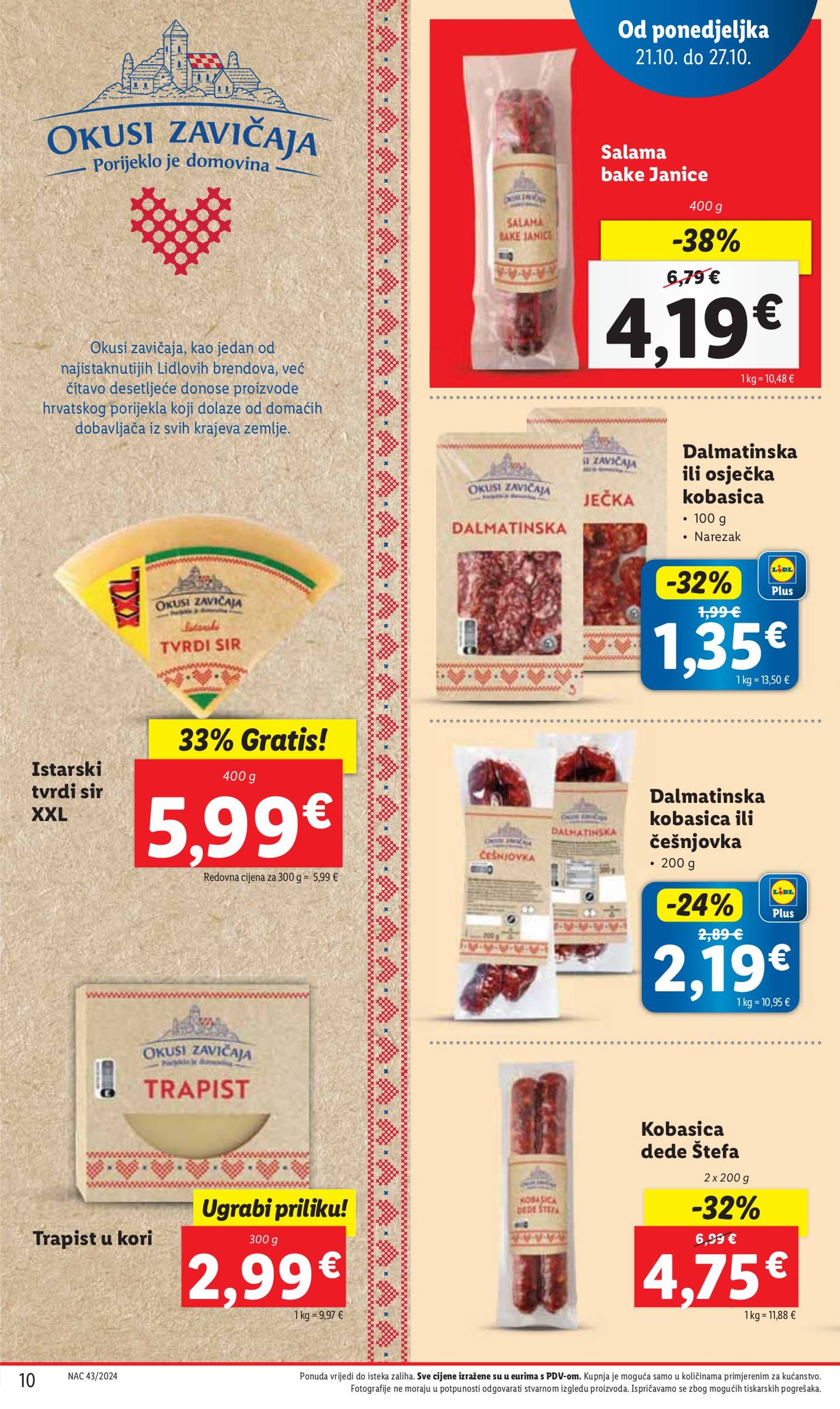 lidl - Lidl katalog vrijedi od 21.10. do 27.10. - page: 10