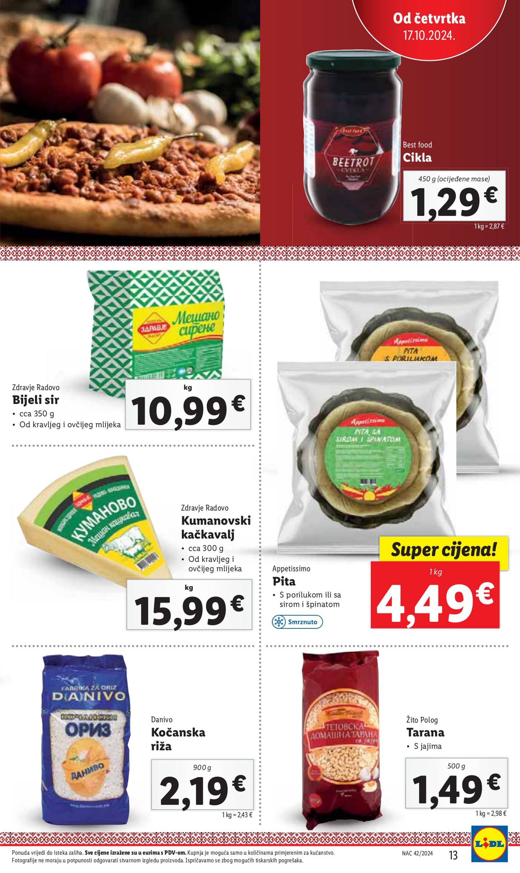 lidl - Lidl katalog vrijedi od 17.10. do 20.10. - page: 13