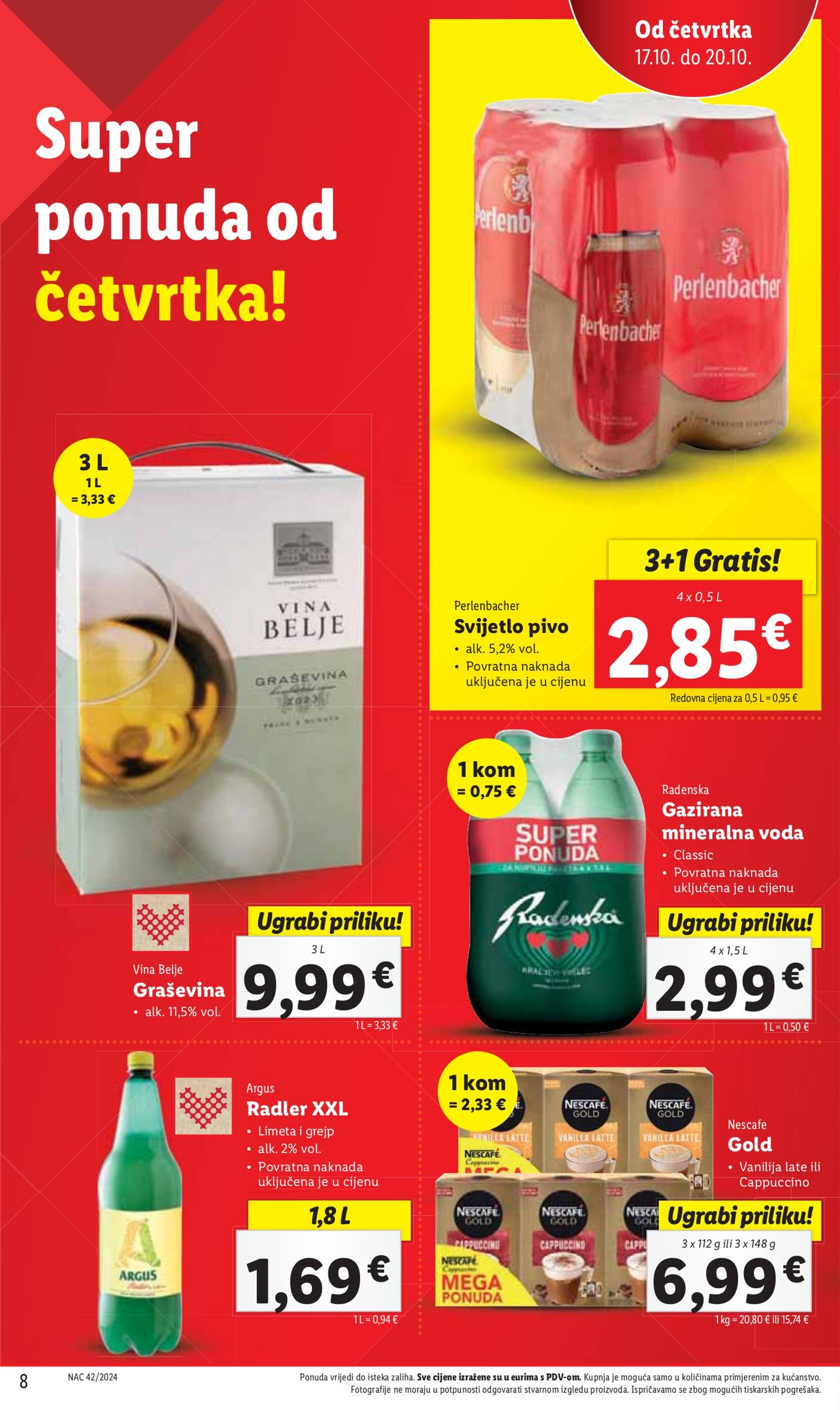 lidl - Lidl katalog vrijedi od 17.10. do 20.10. - page: 8