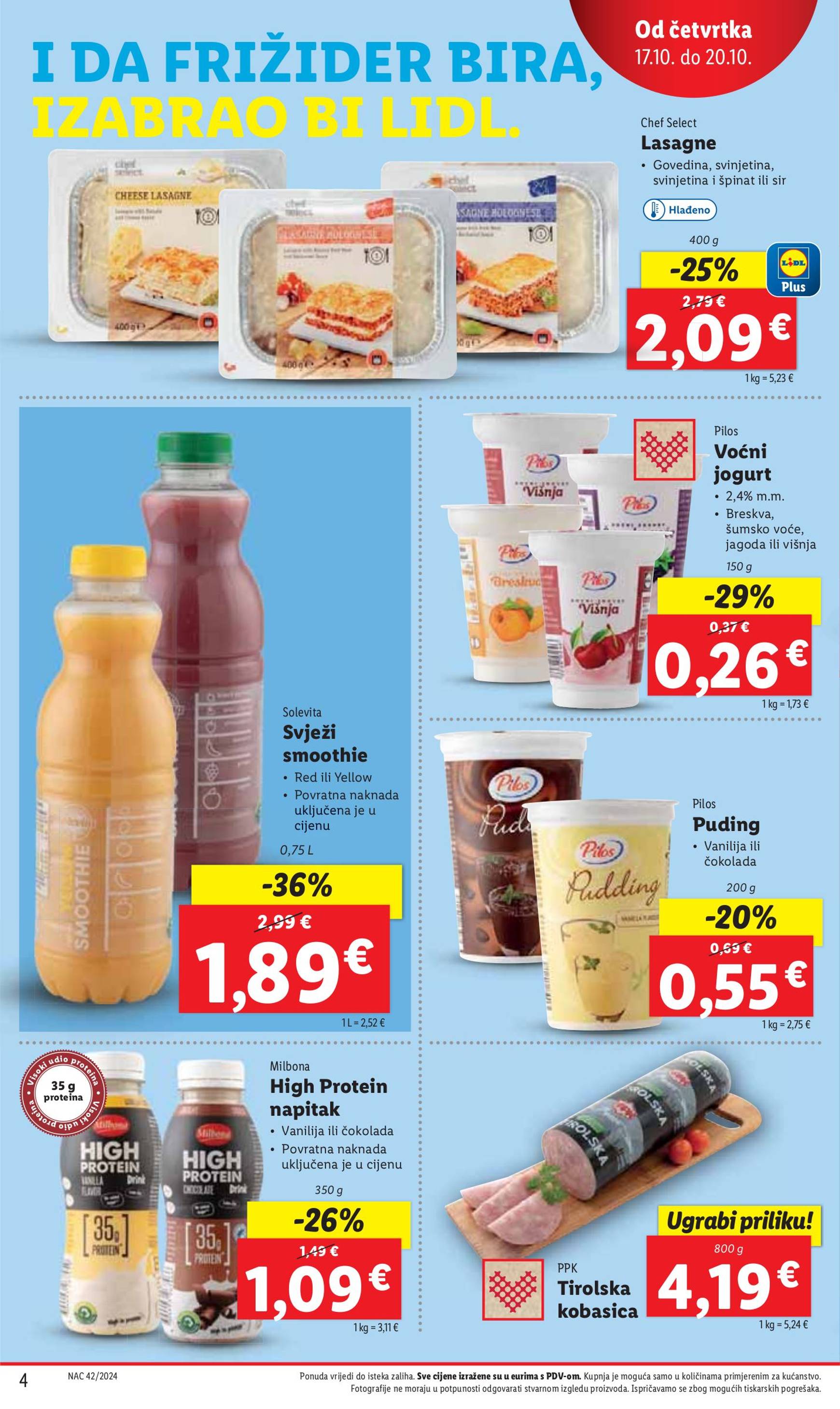 lidl - Lidl katalog vrijedi od 17.10. do 20.10. - page: 4