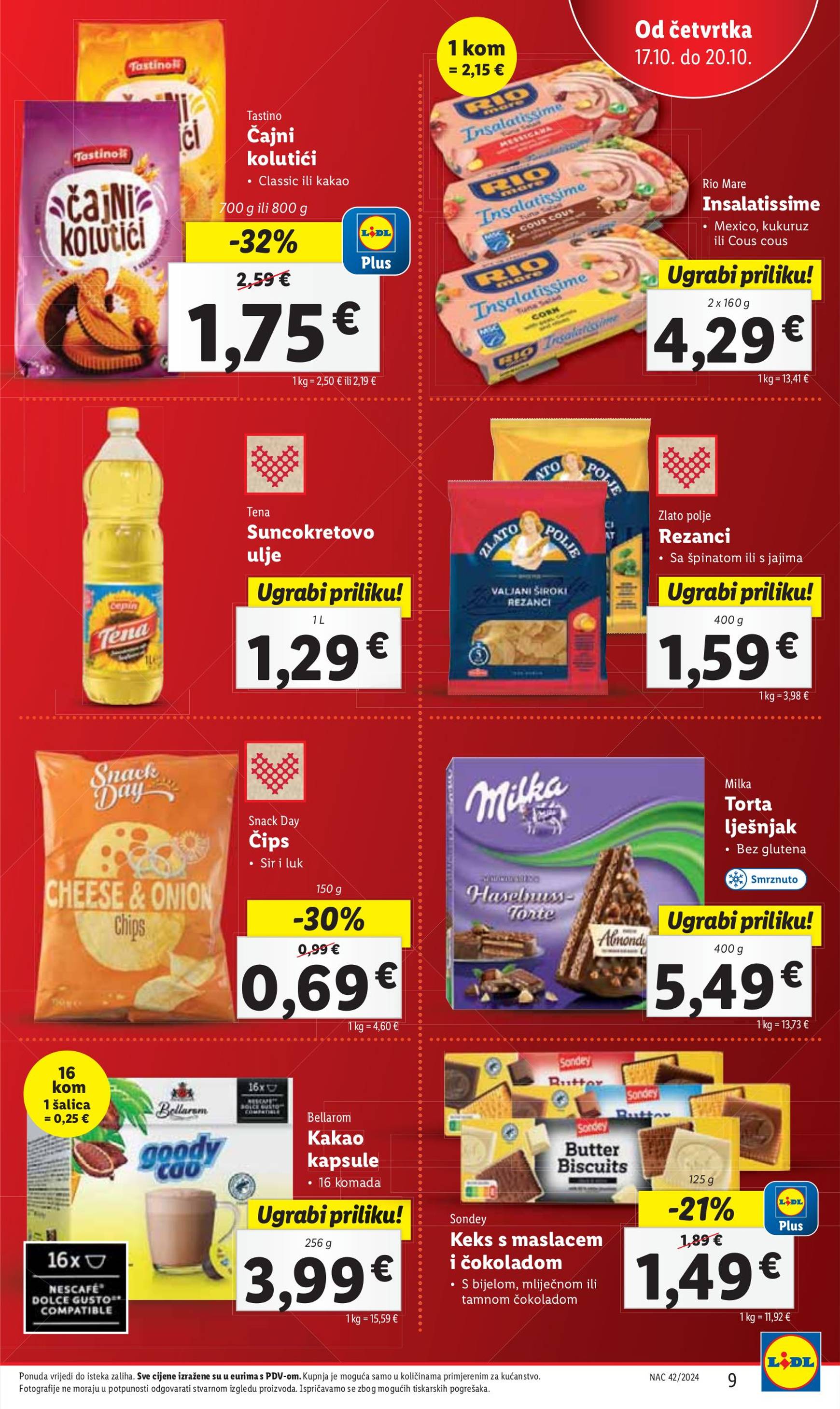 lidl - Lidl katalog vrijedi od 17.10. do 20.10. - page: 9