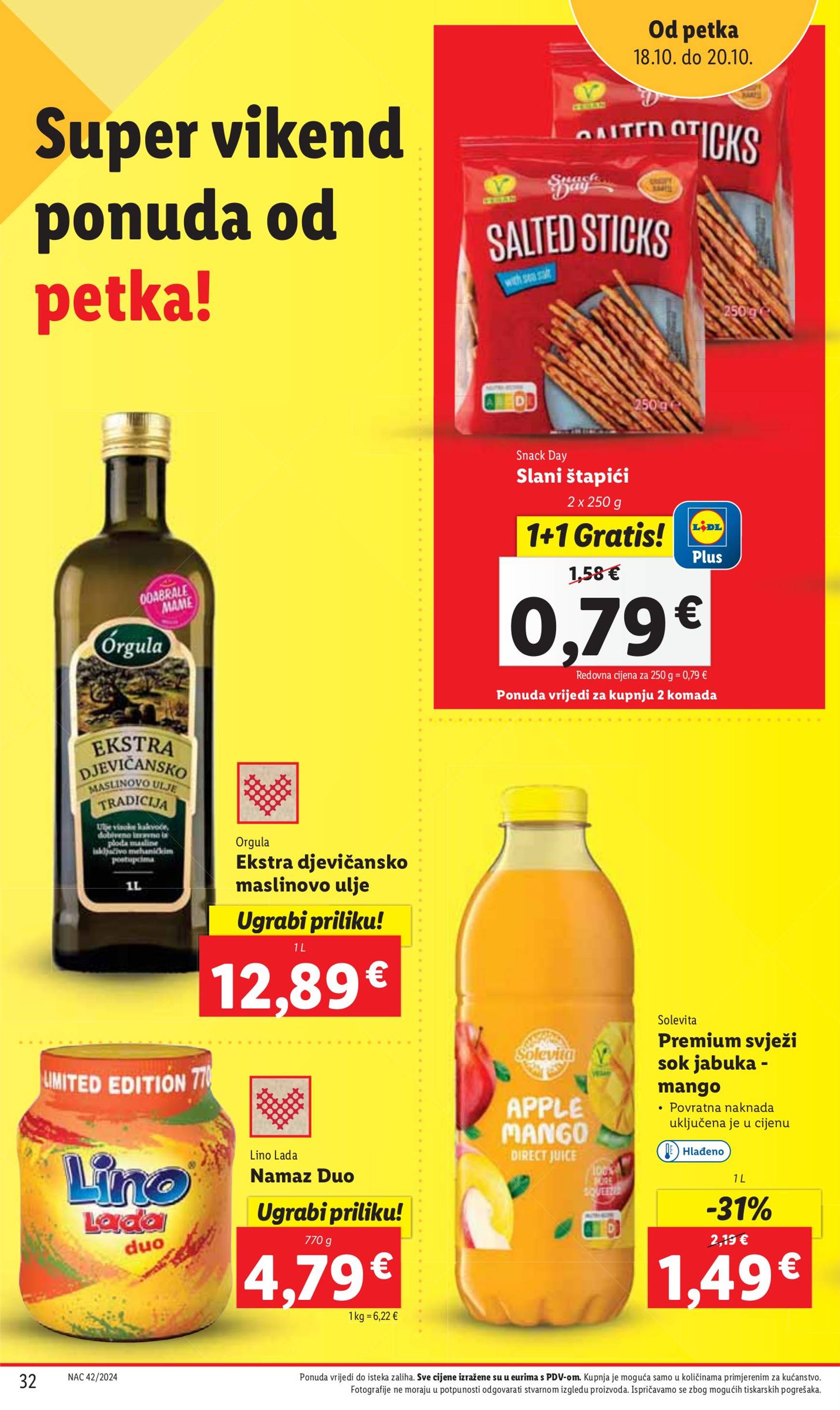 lidl - Lidl katalog vrijedi od 17.10. do 20.10. - page: 32