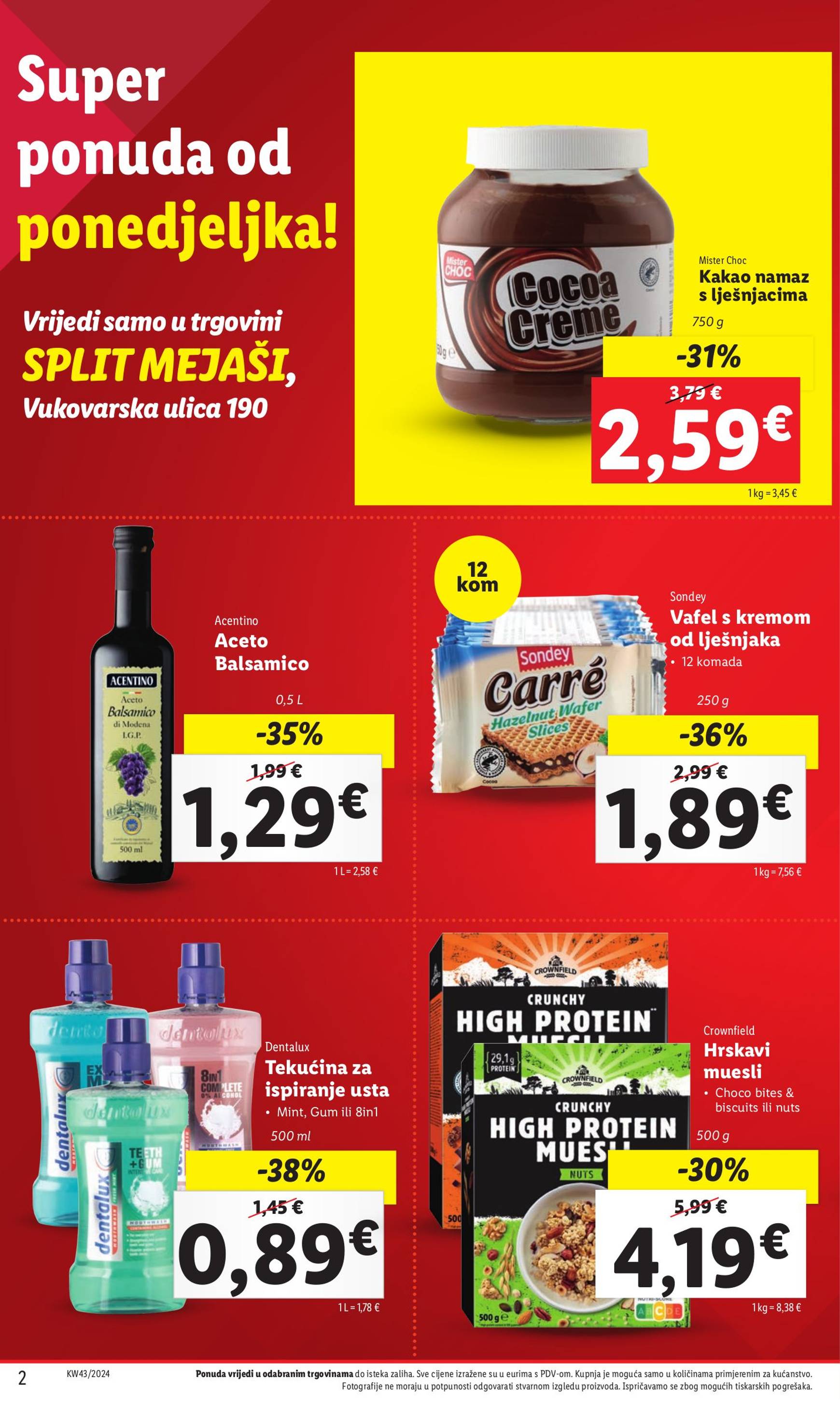 lidl - Lidl - Split katalog vrijedi od 21.10. do 26.10. - page: 2