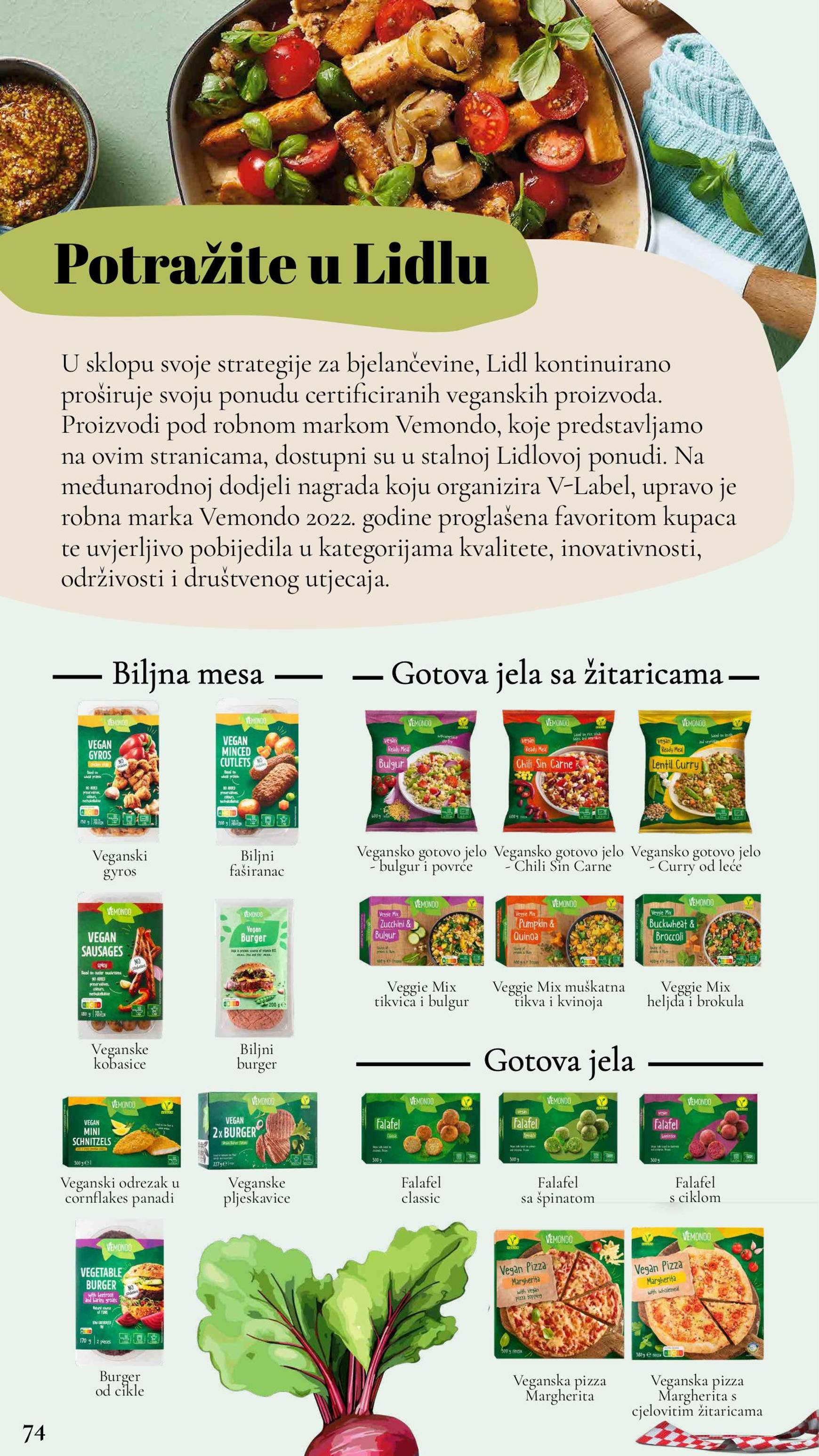 lidl - Lidl - Biraj biljno, jedi fino katalog vrijedi od 25.10. do 31.12. - page: 74