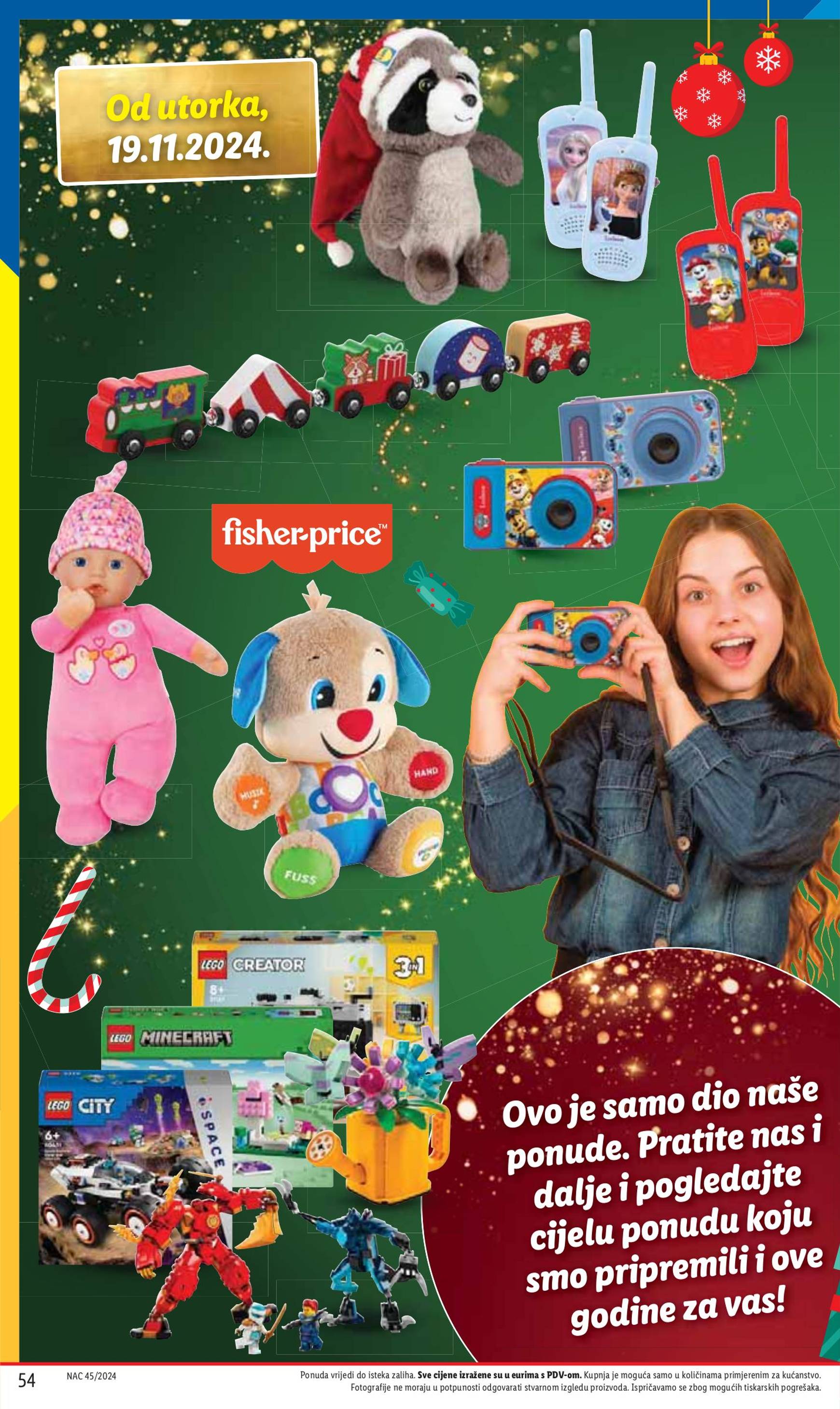 lidl - Lidl - Božićni katalog igračaka katalog vrijedi od 07.11. do 24.12. - page: 54