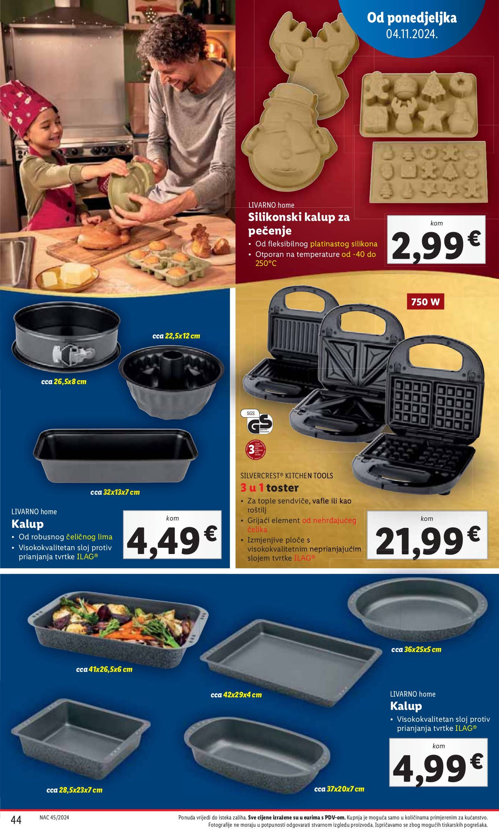 lidl - Lidl katalog vrijedi od 04.11. do 10.11. - page: 44