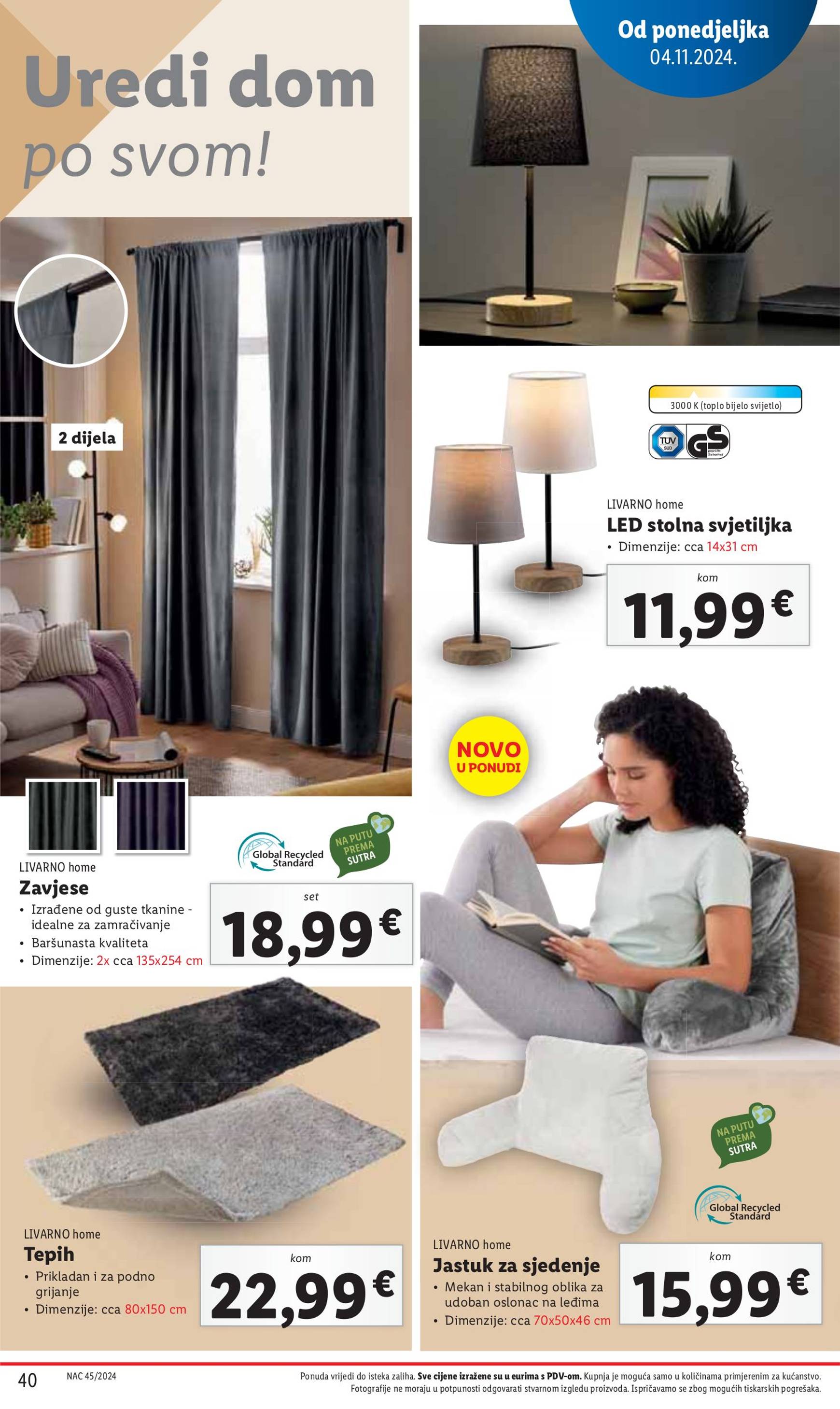 lidl - Lidl katalog vrijedi od 04.11. do 10.11. - page: 40