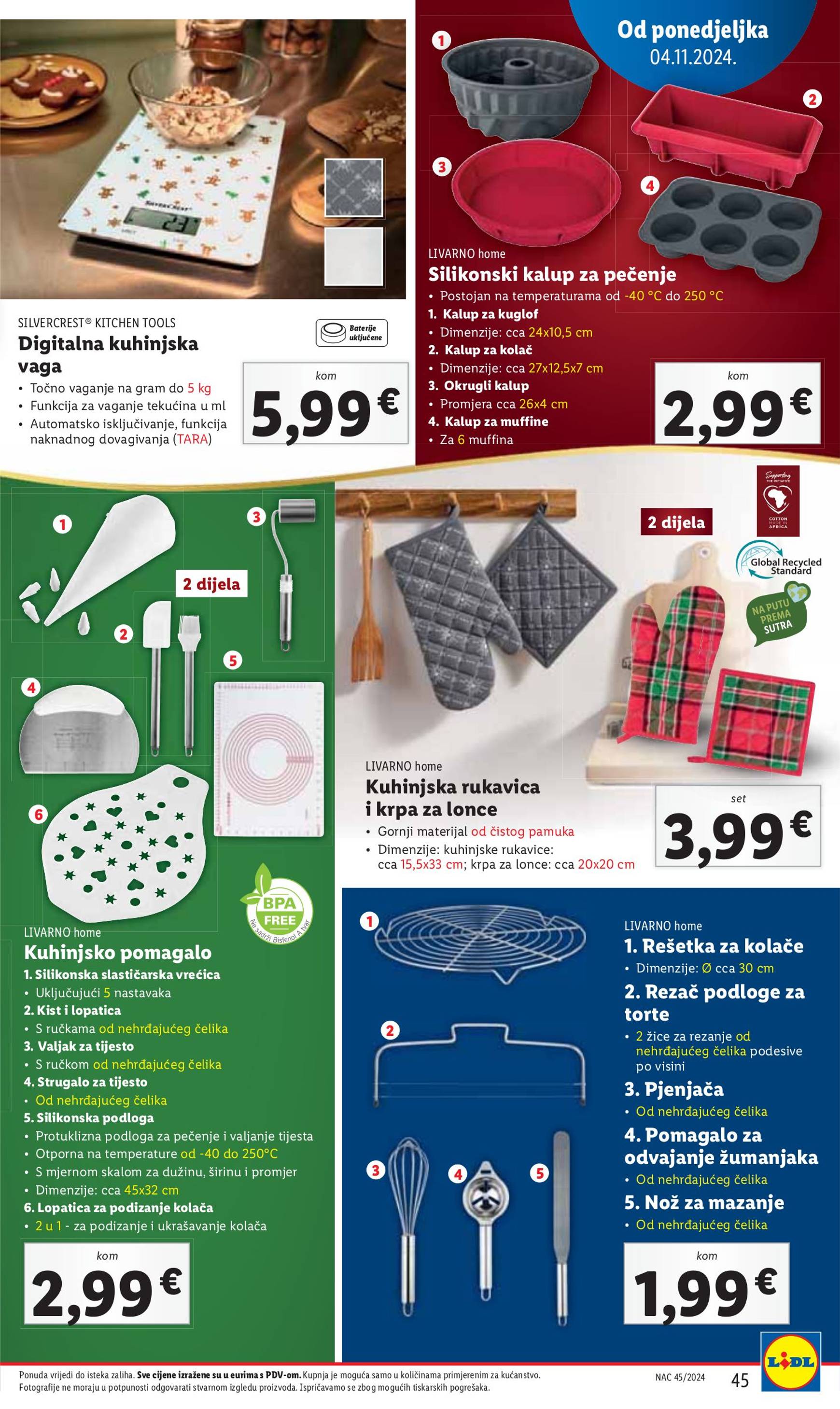 lidl - Lidl katalog vrijedi od 04.11. do 10.11. - page: 45