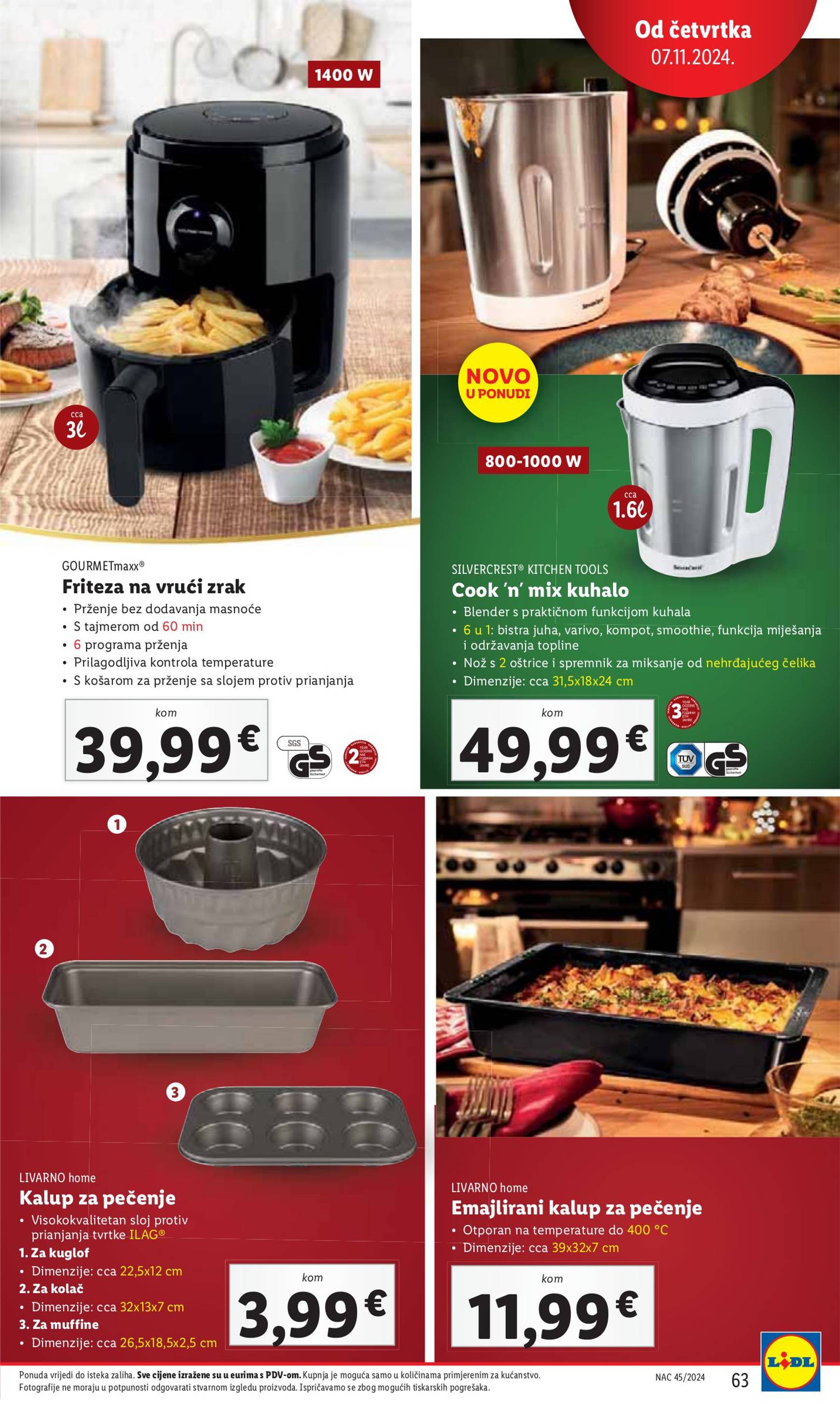 lidl - Lidl katalog vrijedi od 04.11. do 10.11. - page: 63