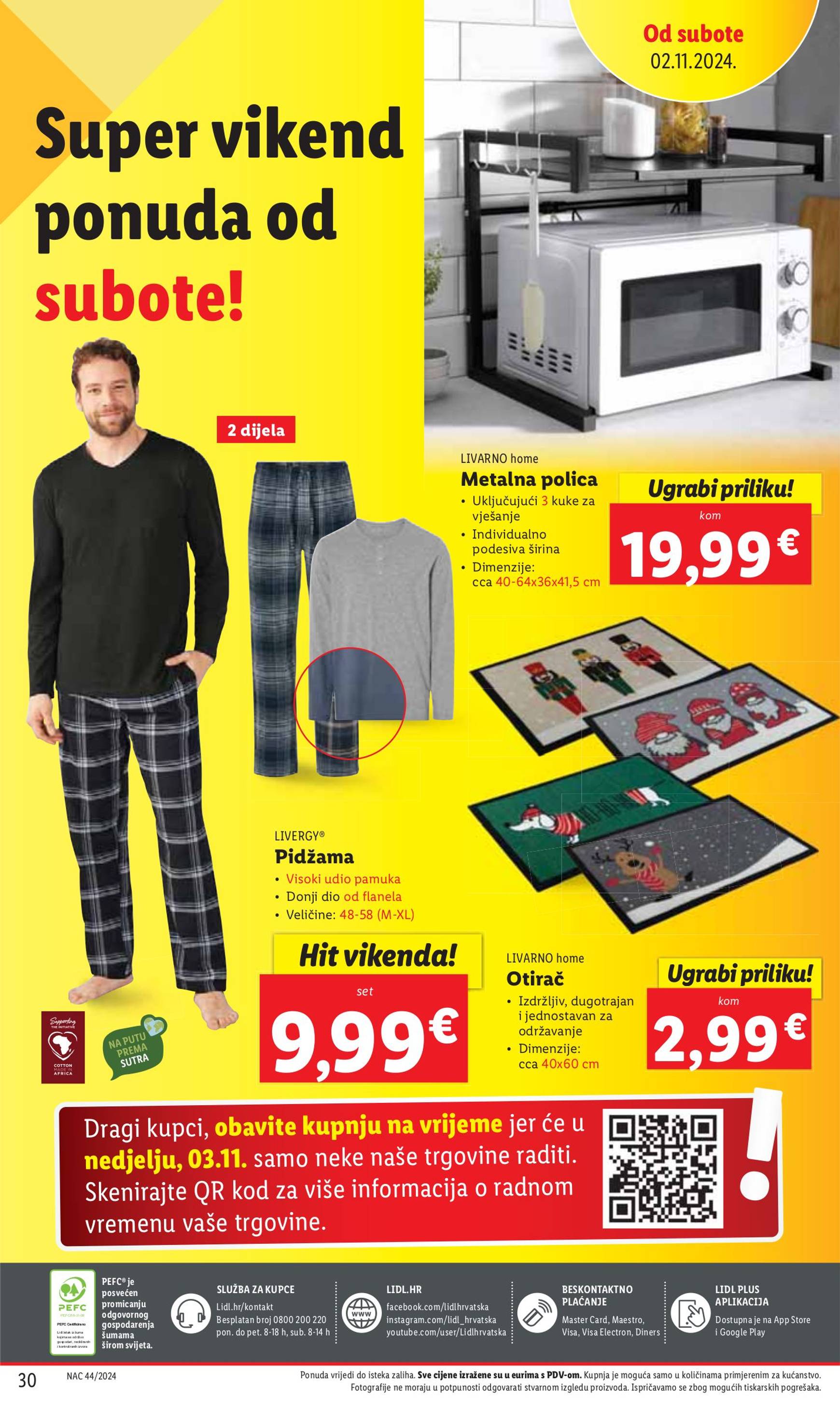 lidl - Lidl - Super ponuda katalog vrijedi od 30.10. do 03.11. - page: 30