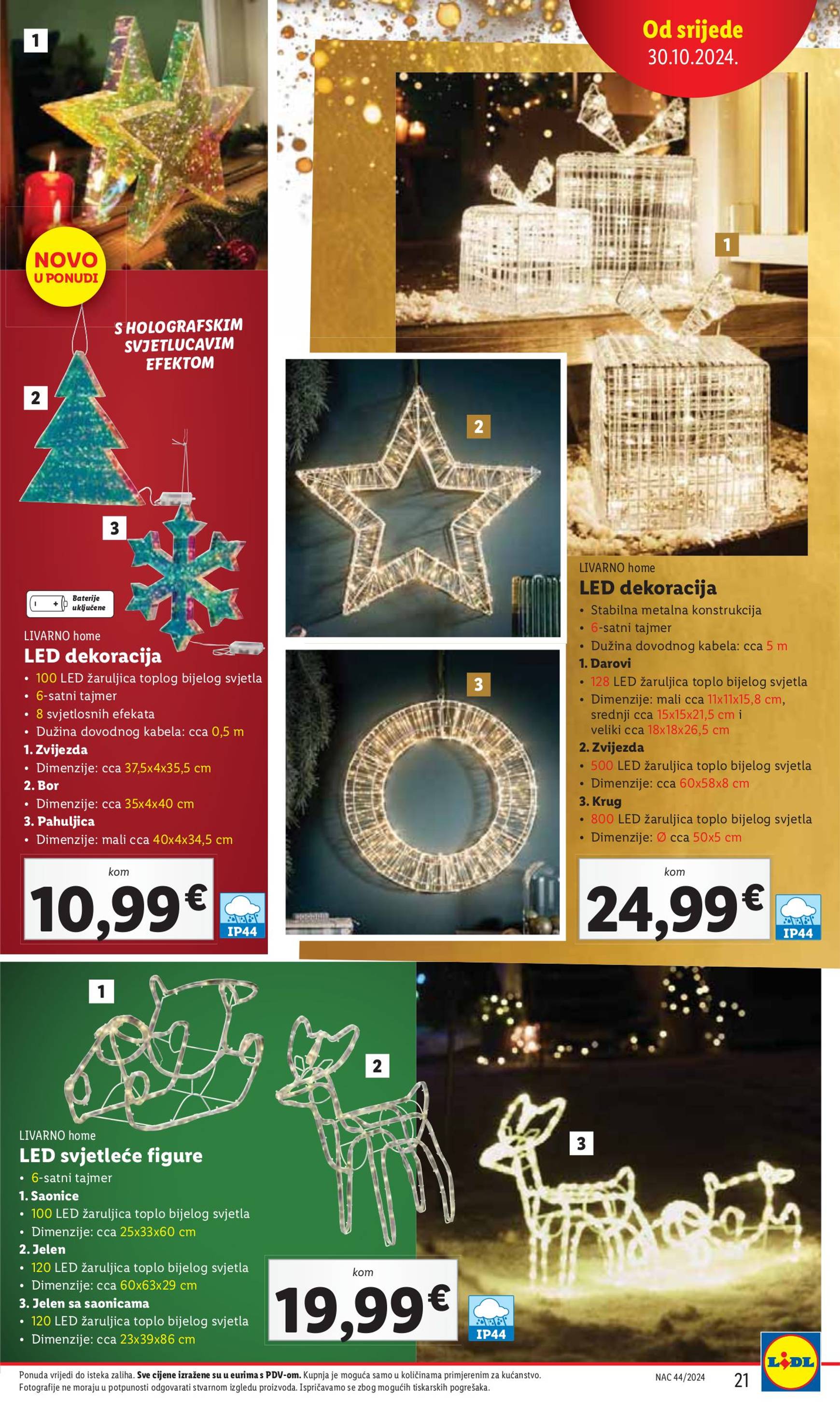 lidl - Lidl - Super ponuda katalog vrijedi od 30.10. do 03.11. - page: 21