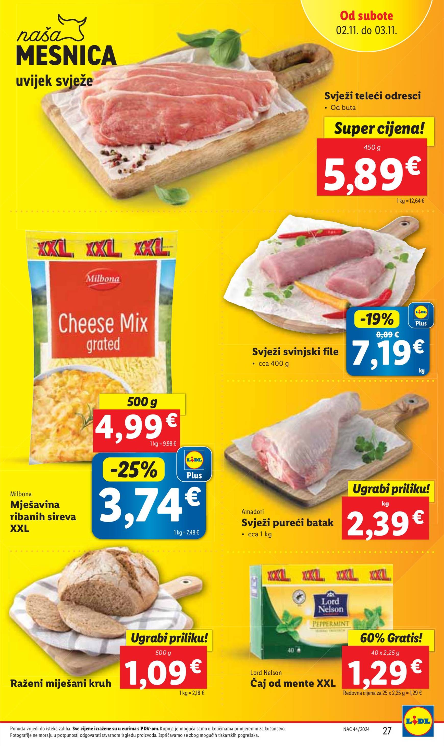 lidl - Lidl - Super ponuda katalog vrijedi od 30.10. do 03.11. - page: 27