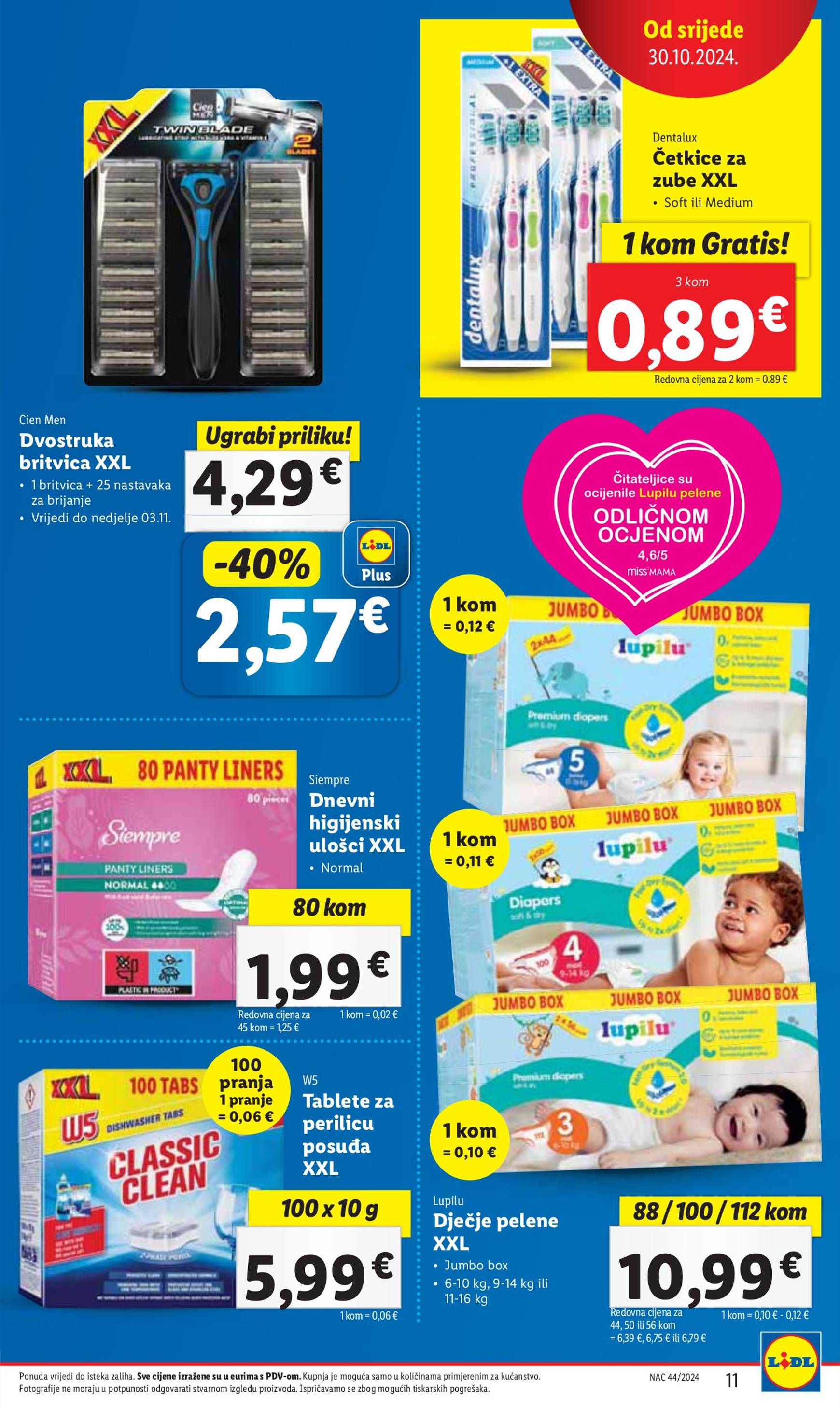 lidl - Lidl - Super ponuda katalog vrijedi od 30.10. do 03.11. - page: 11