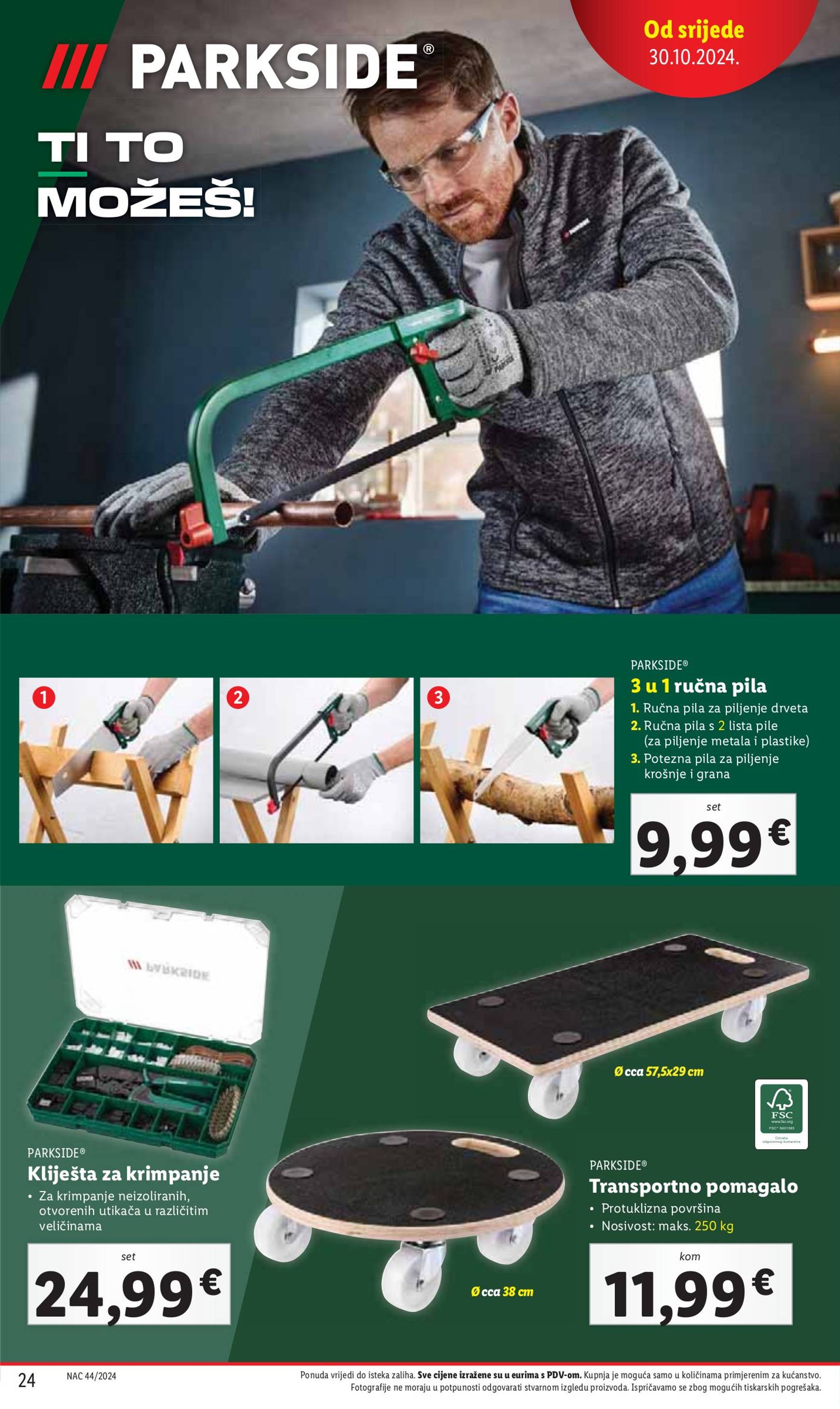 lidl - Lidl - Super ponuda katalog vrijedi od 30.10. do 03.11. - page: 24