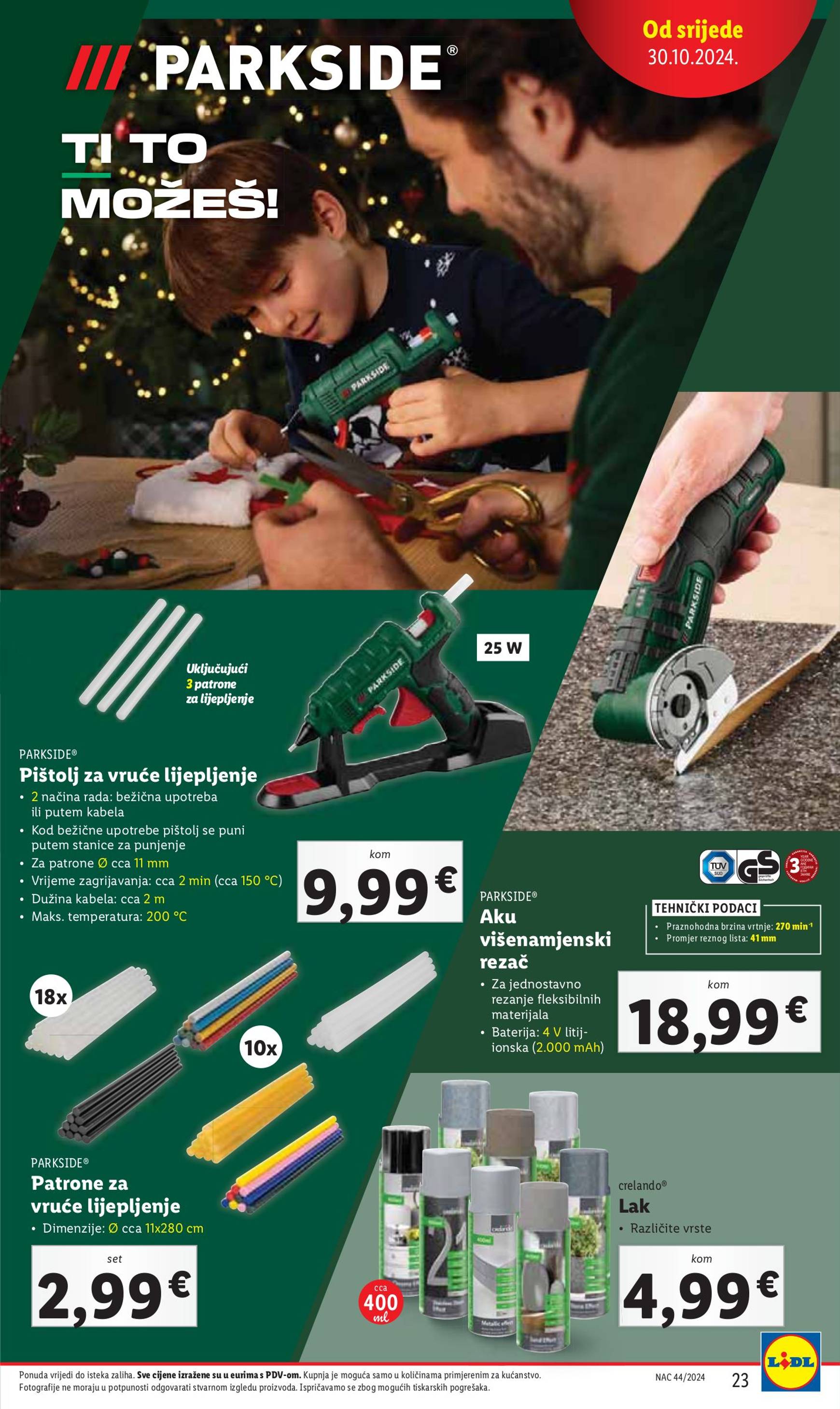 lidl - Lidl - Super ponuda katalog vrijedi od 30.10. do 03.11. - page: 23