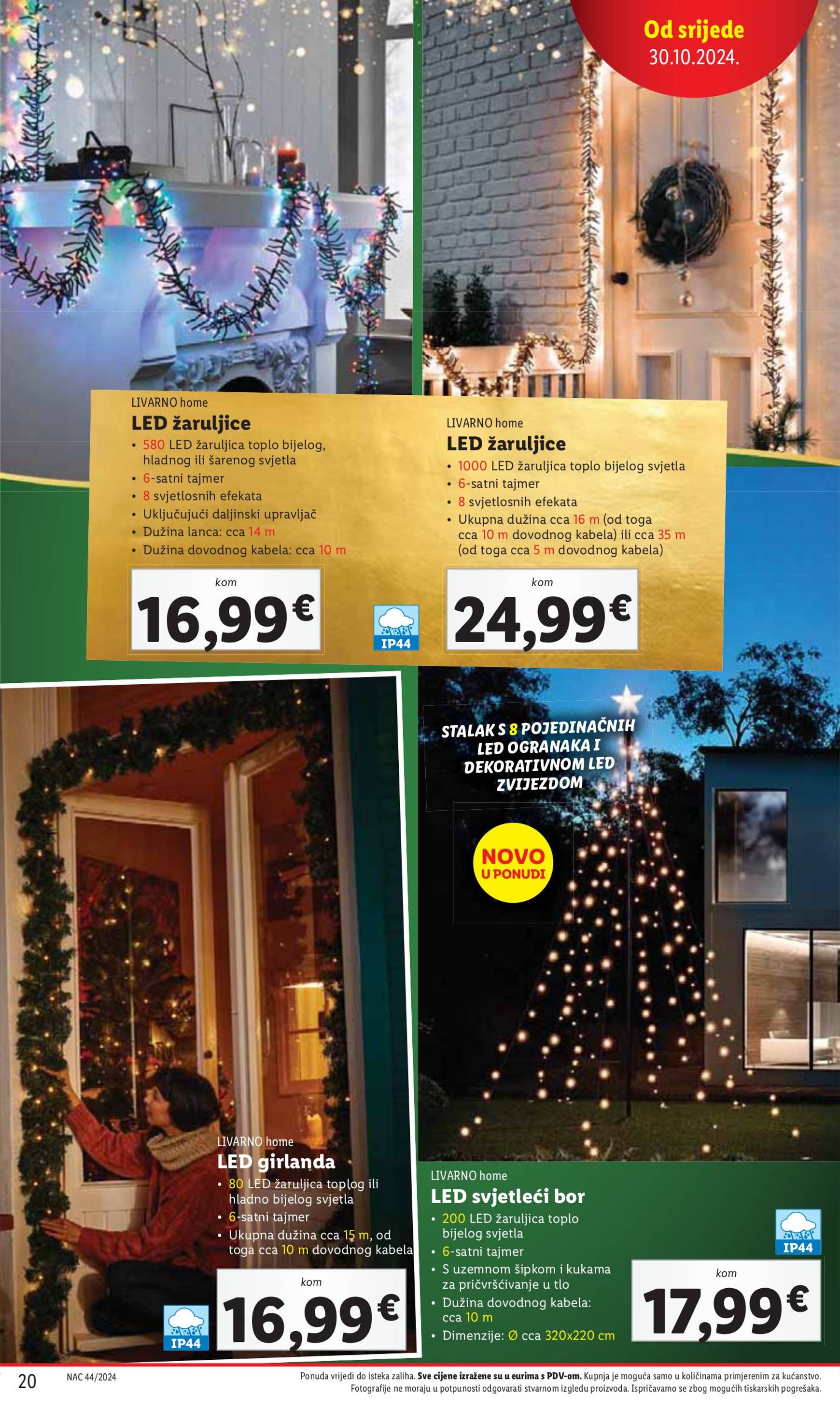 lidl - Lidl - Super ponuda katalog vrijedi od 30.10. do 03.11. - page: 20