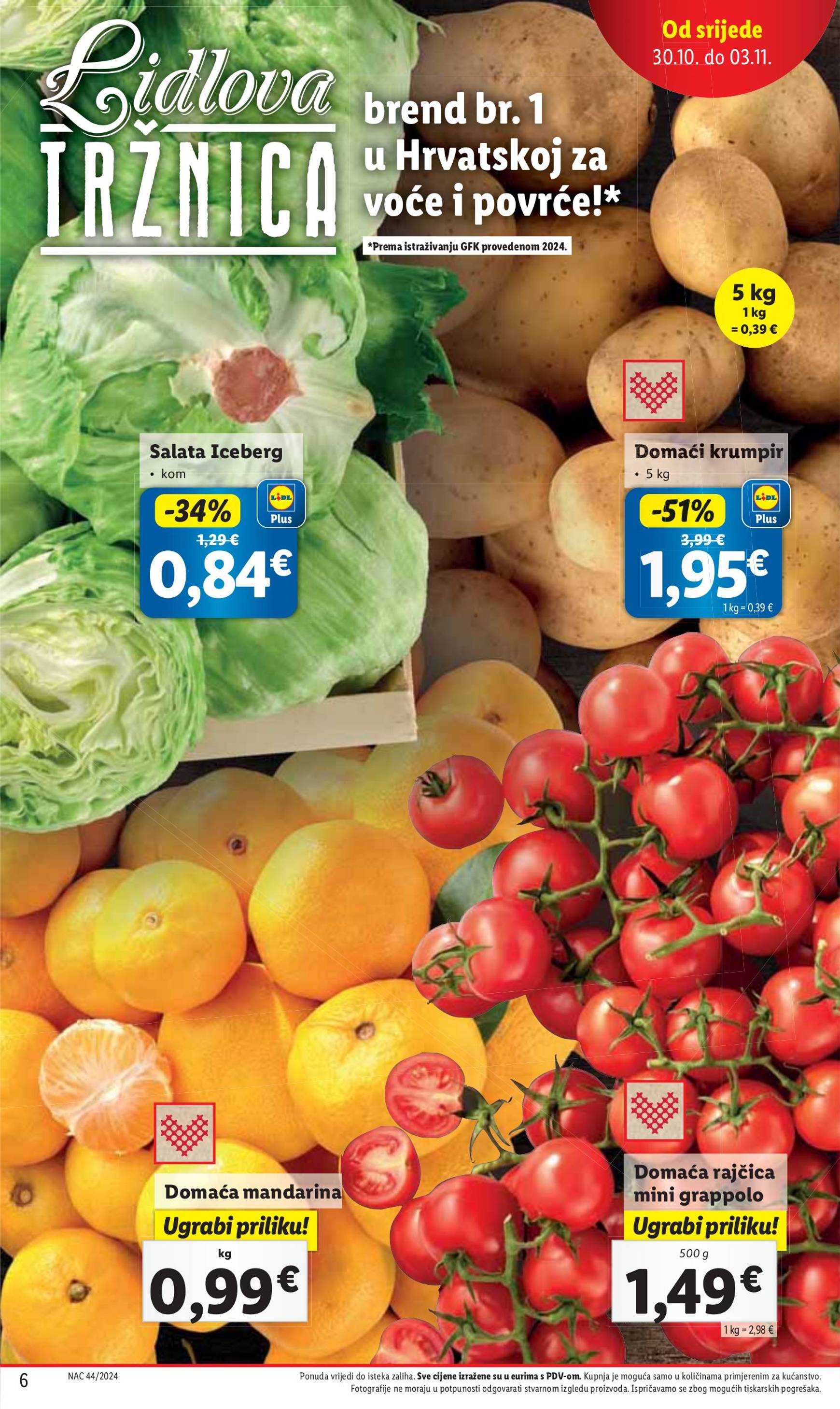 lidl - Lidl - Super ponuda katalog vrijedi od 30.10. do 03.11. - page: 6