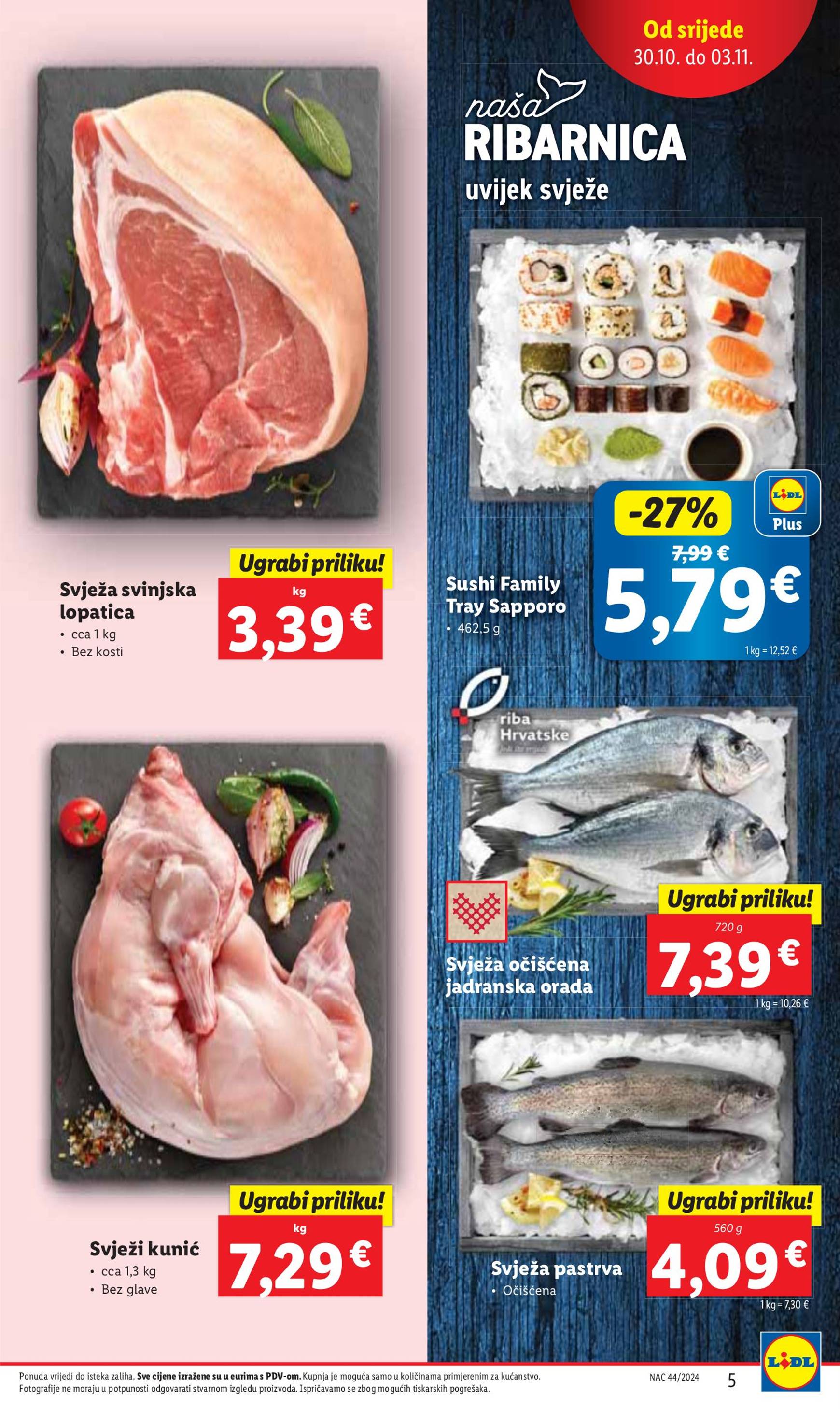 lidl - Lidl - Super ponuda katalog vrijedi od 30.10. do 03.11. - page: 5