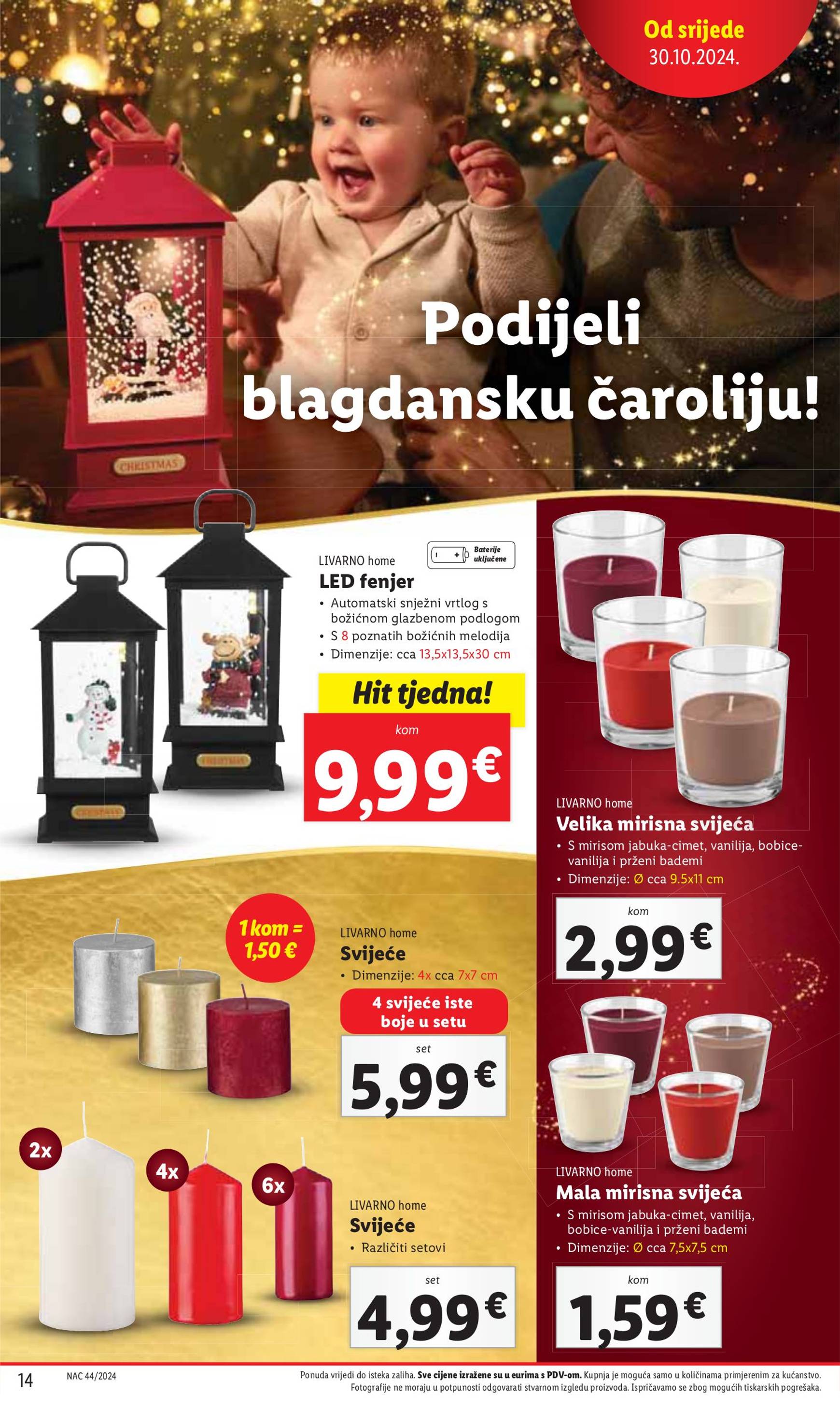 lidl - Lidl - Super ponuda katalog vrijedi od 30.10. do 03.11. - page: 14