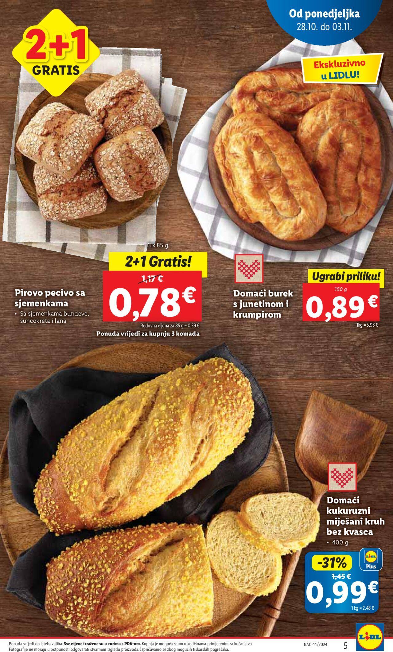 lidl - Katalog Lidl novi 28.10.2024 - 03.11.2024 - page: 5