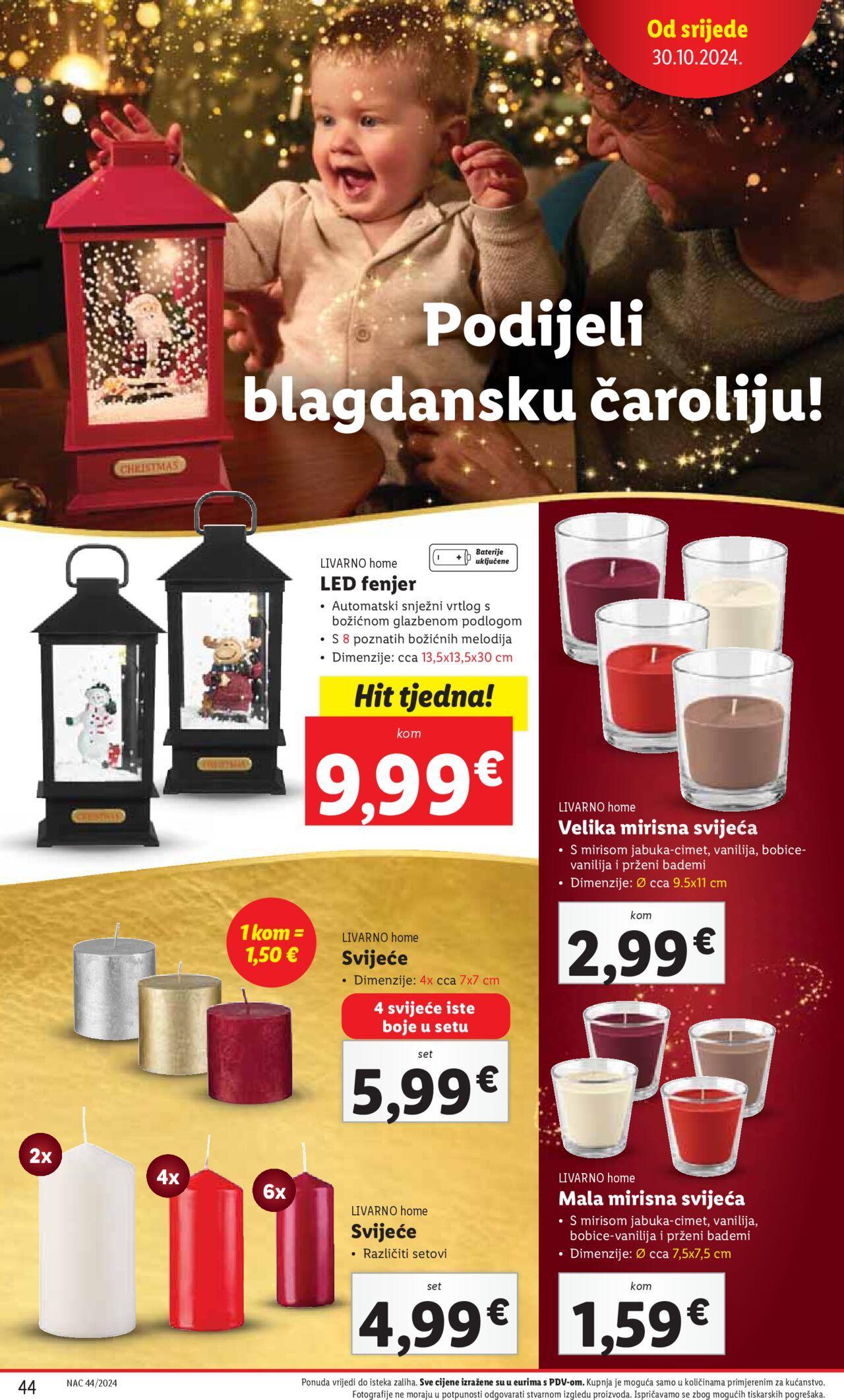 lidl - Katalog Lidl novi 28.10.2024 - 03.11.2024 - page: 44