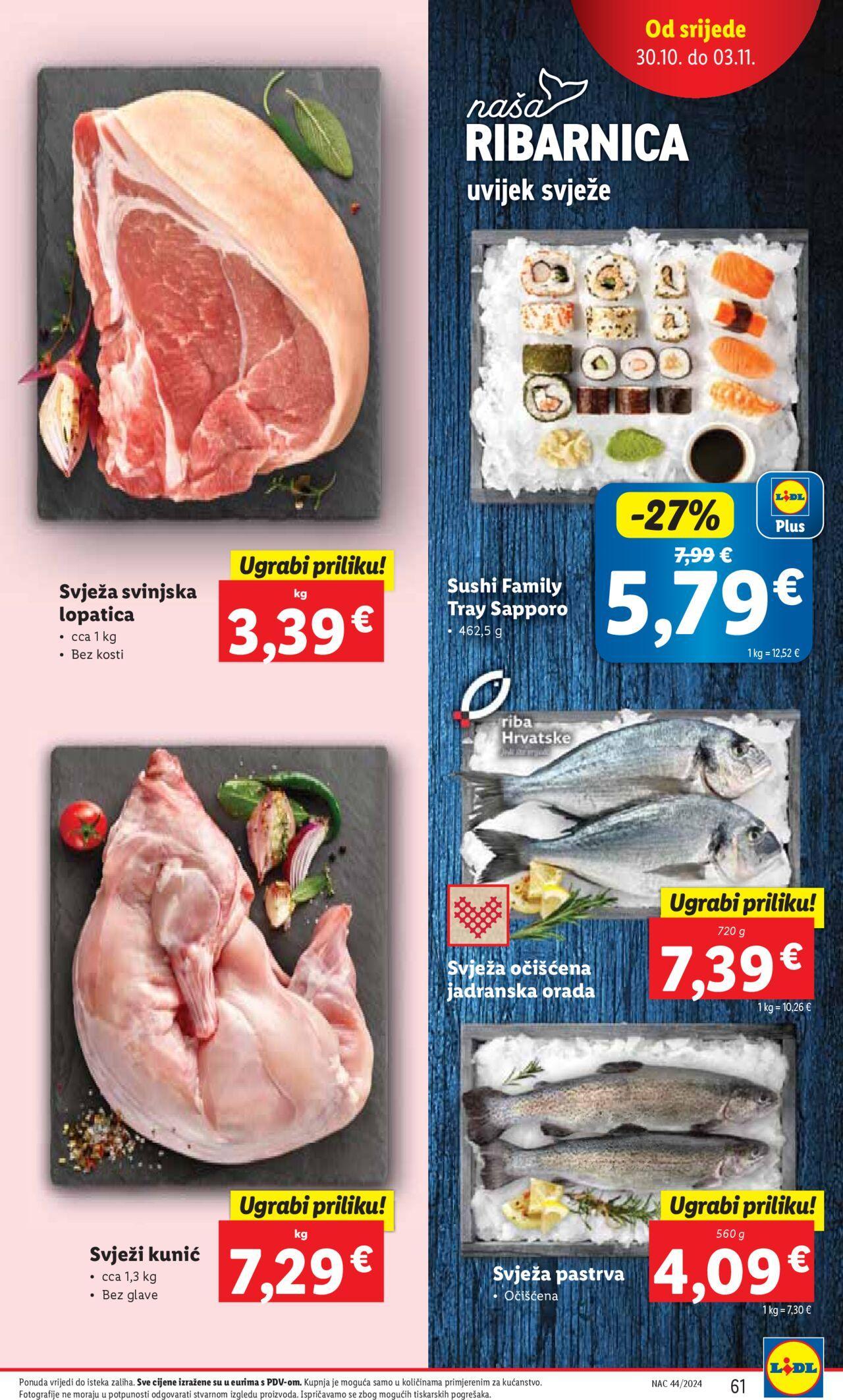 lidl - Katalog Lidl novi 28.10.2024 - 03.11.2024 - page: 61