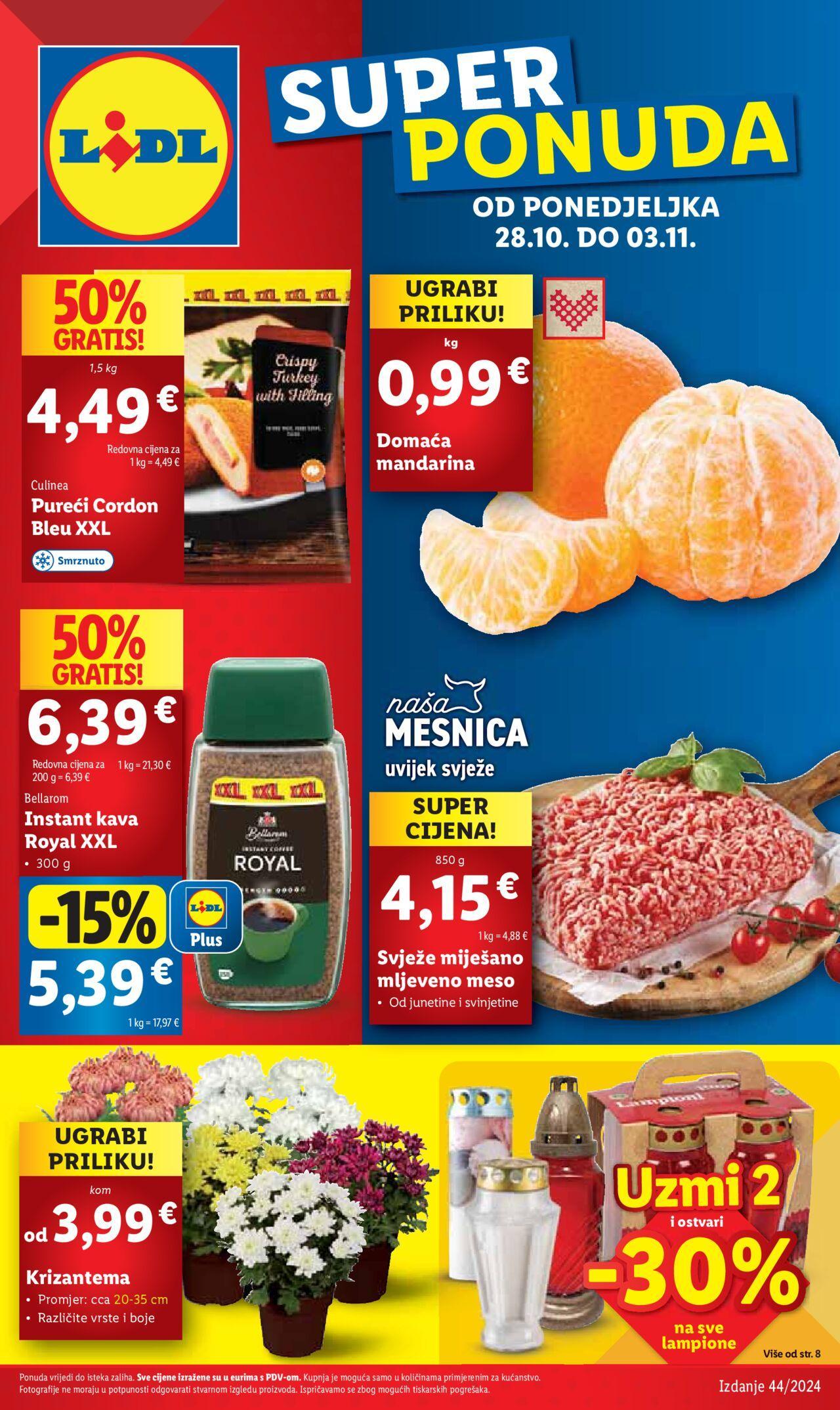 lidl - Katalog Lidl novi 28.10.2024 - 03.11.2024