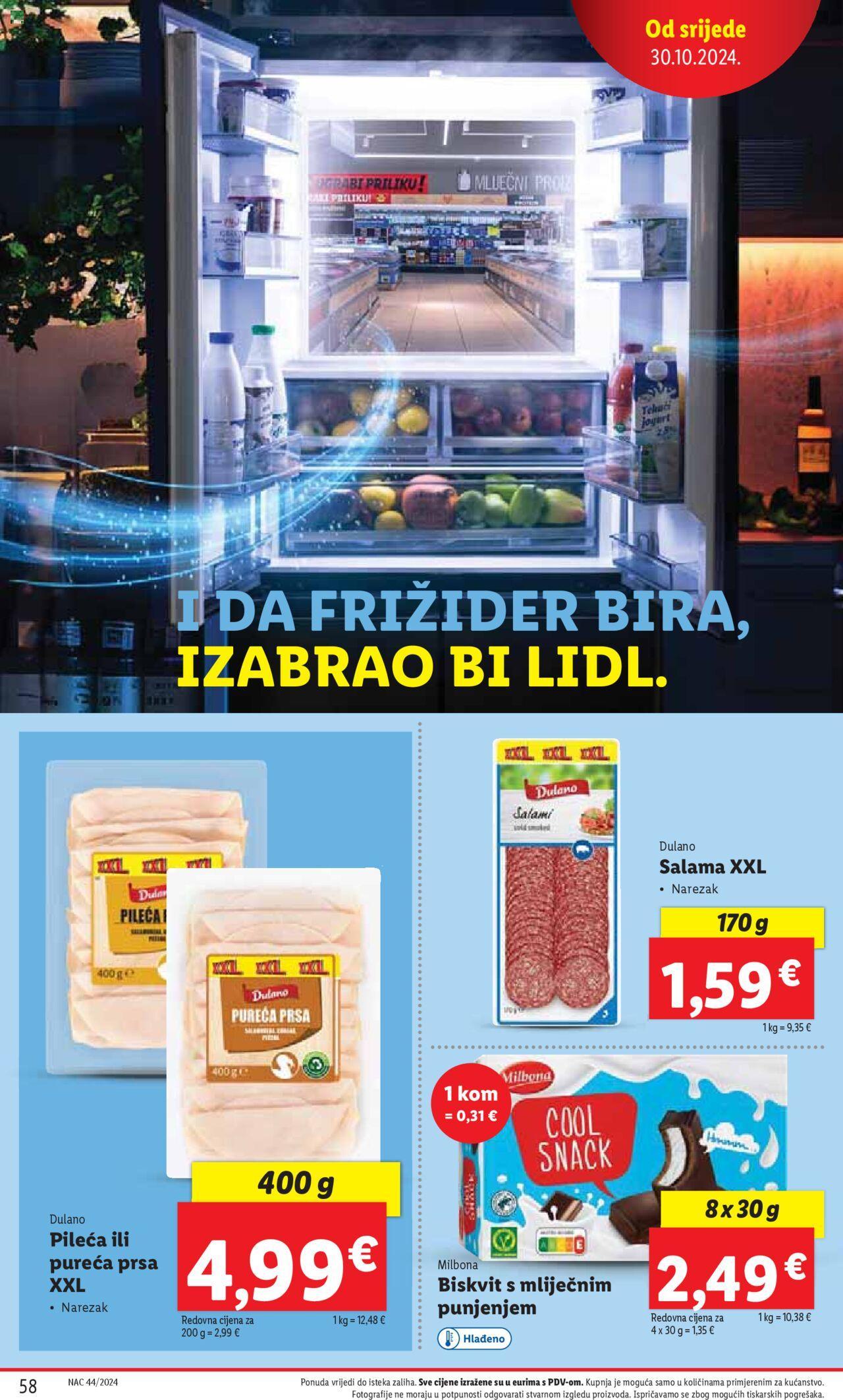 lidl - Katalog Lidl novi 28.10.2024 - 03.11.2024 - page: 58