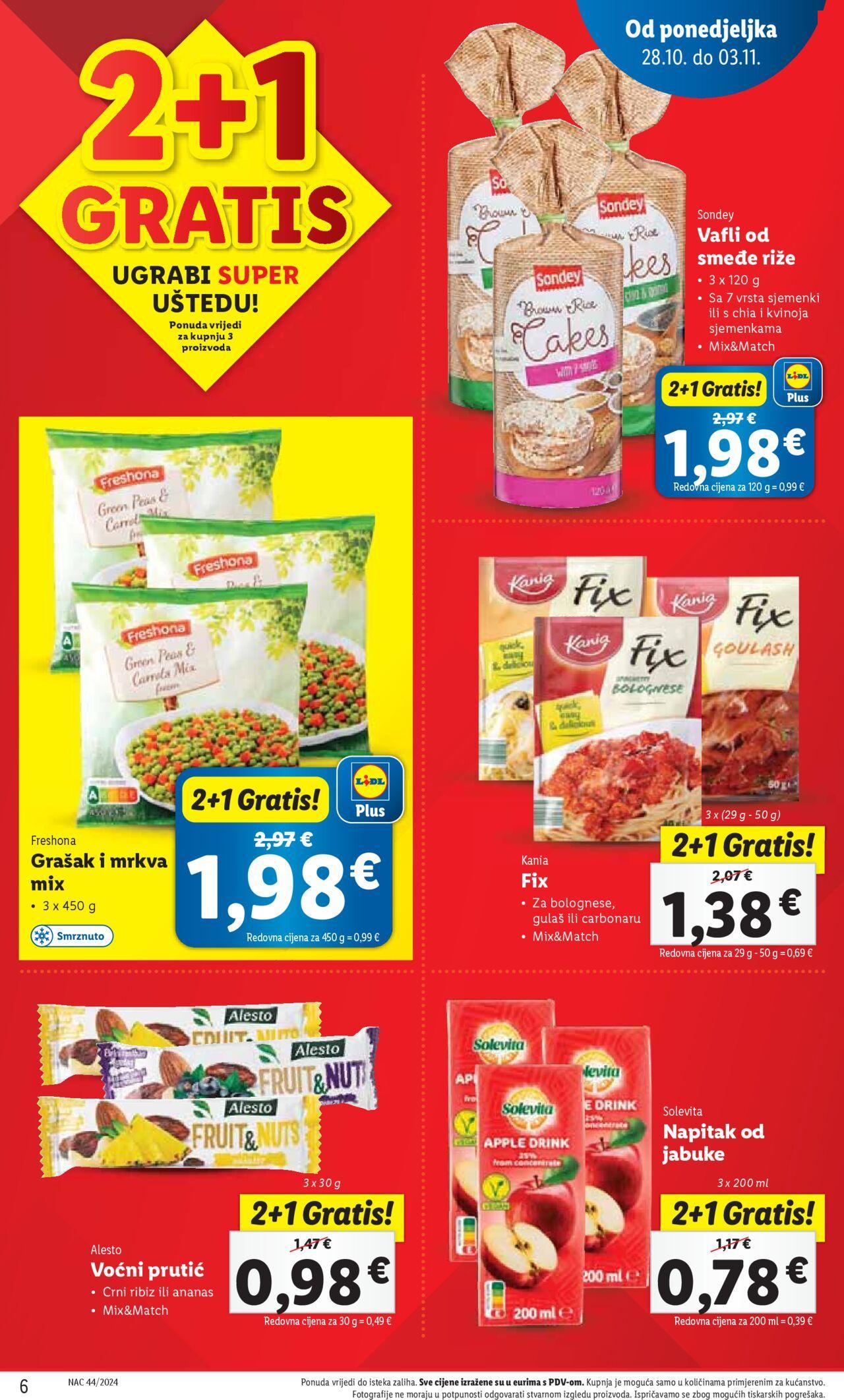 lidl - Katalog Lidl novi 28.10.2024 - 03.11.2024 - page: 6