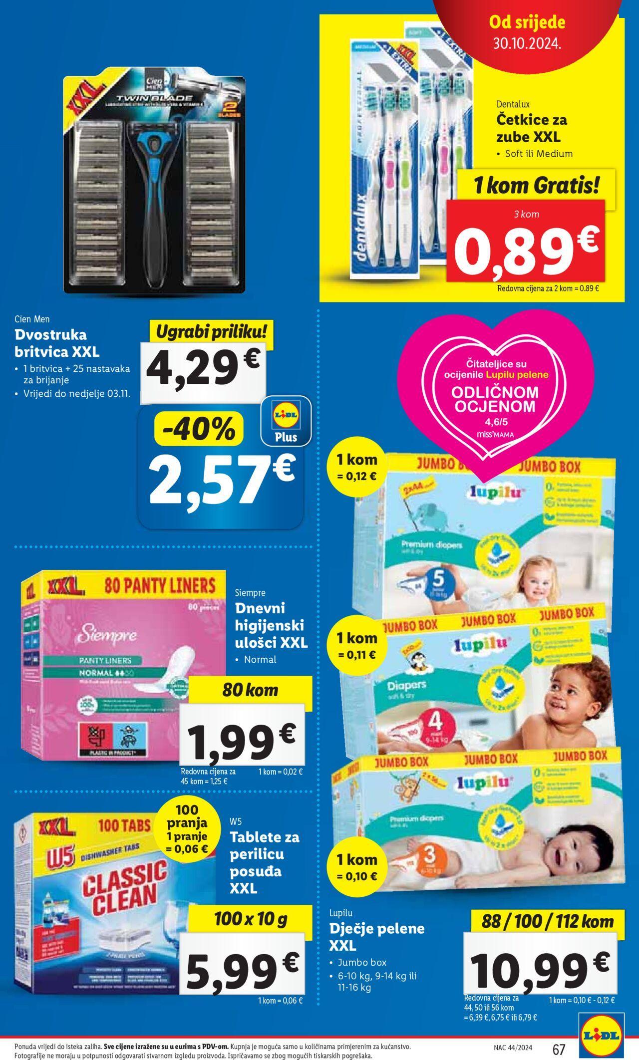 lidl - Katalog Lidl novi 28.10.2024 - 03.11.2024 - page: 67