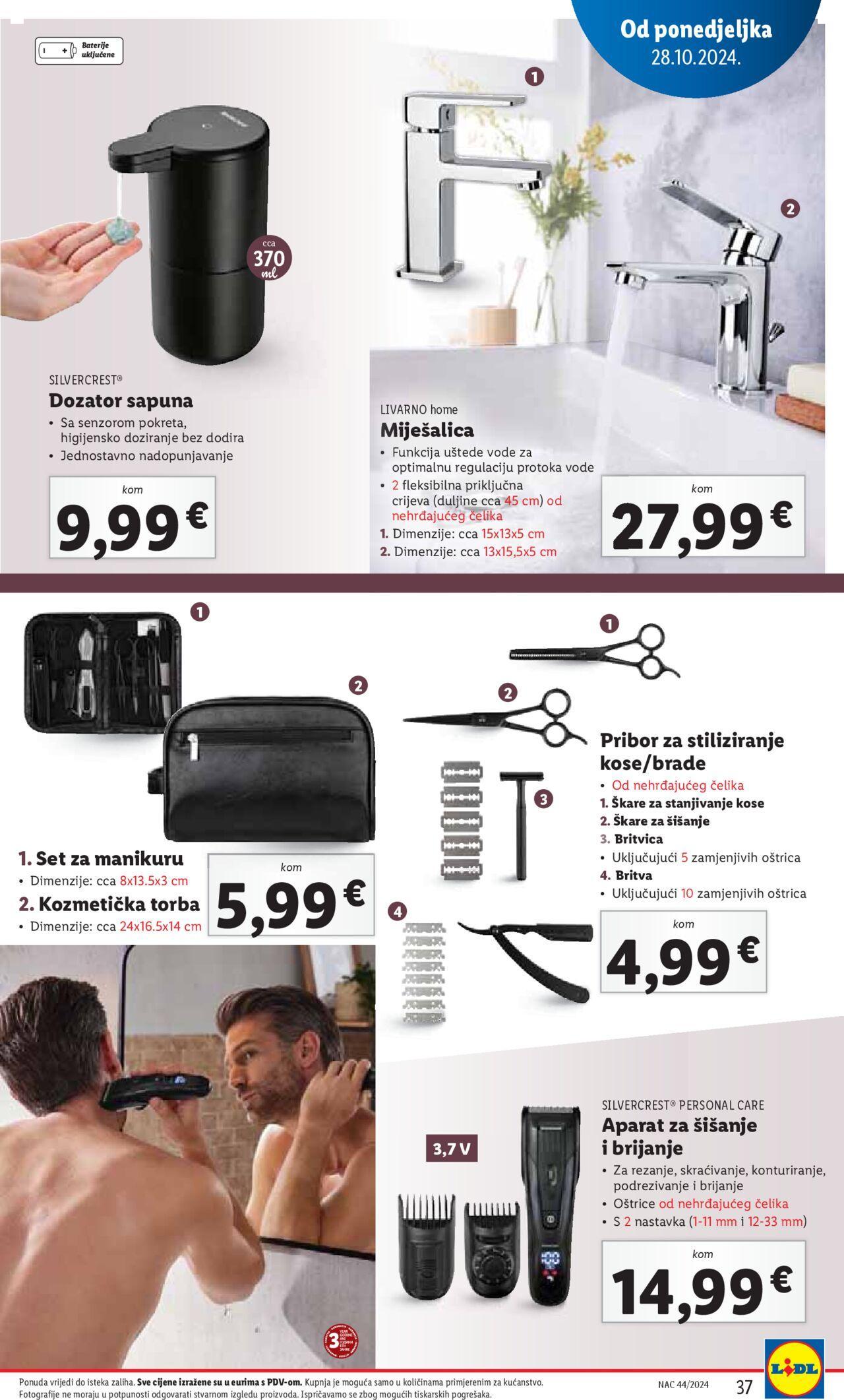 lidl - Katalog Lidl novi 28.10.2024 - 03.11.2024 - page: 37