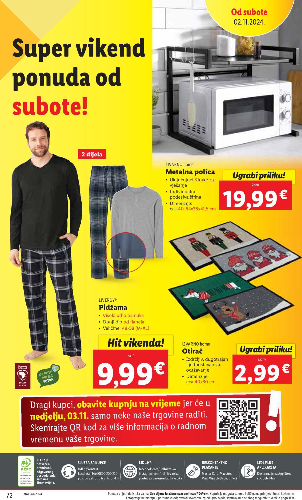 lidl - Katalog Lidl novi 28.10.2024 - 03.11.2024 - page: 72