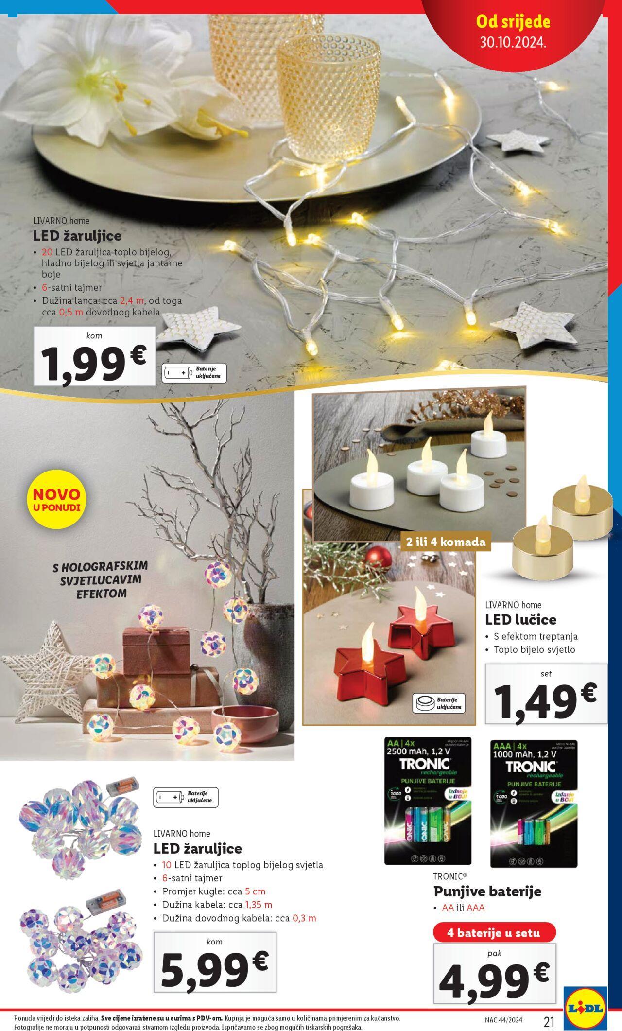 lidl - Katalog Lidl novi od srijede 30.10.2024 - page: 21