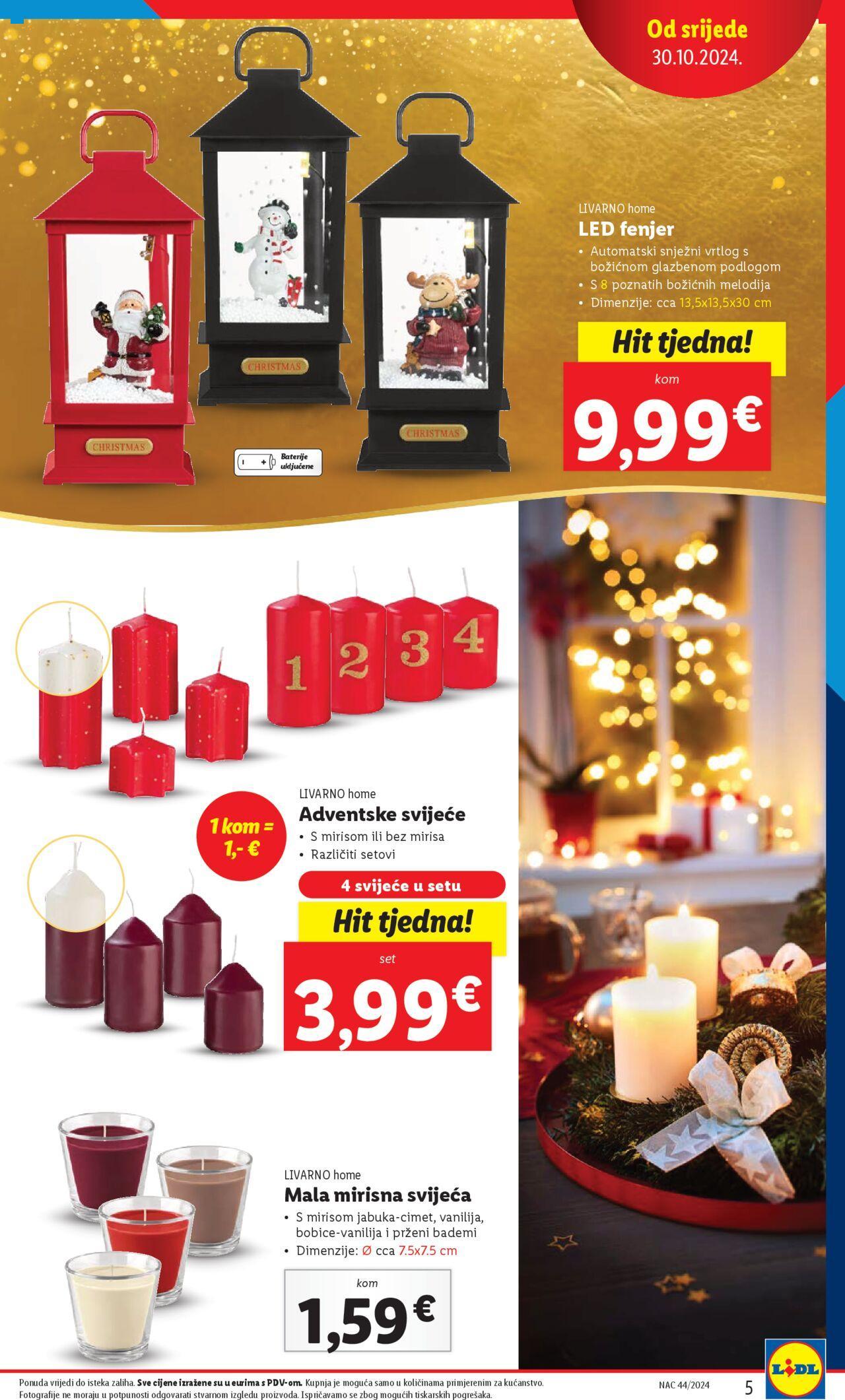 lidl - Katalog Lidl novi od srijede 30.10.2024 - page: 5