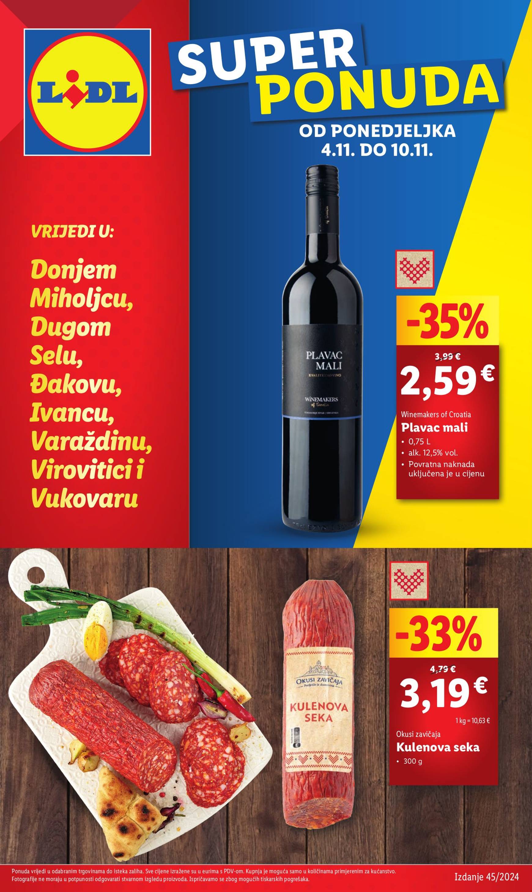 lidl - Lidl - Super Ponuda katalog vrijedi od 04.11. do 10.11.