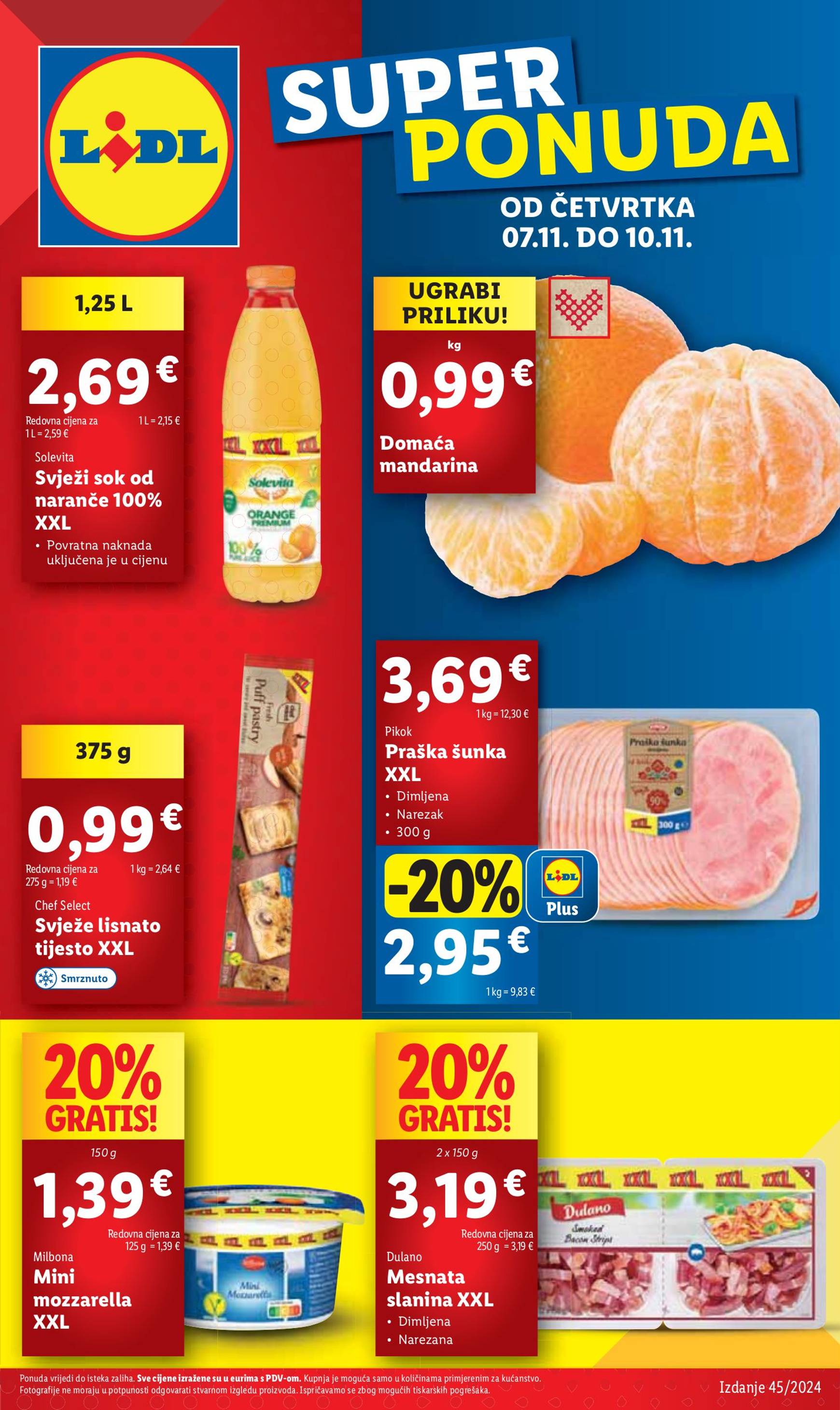 lidl - Lidl katalog vrijedi od 07.11. do 10.11.