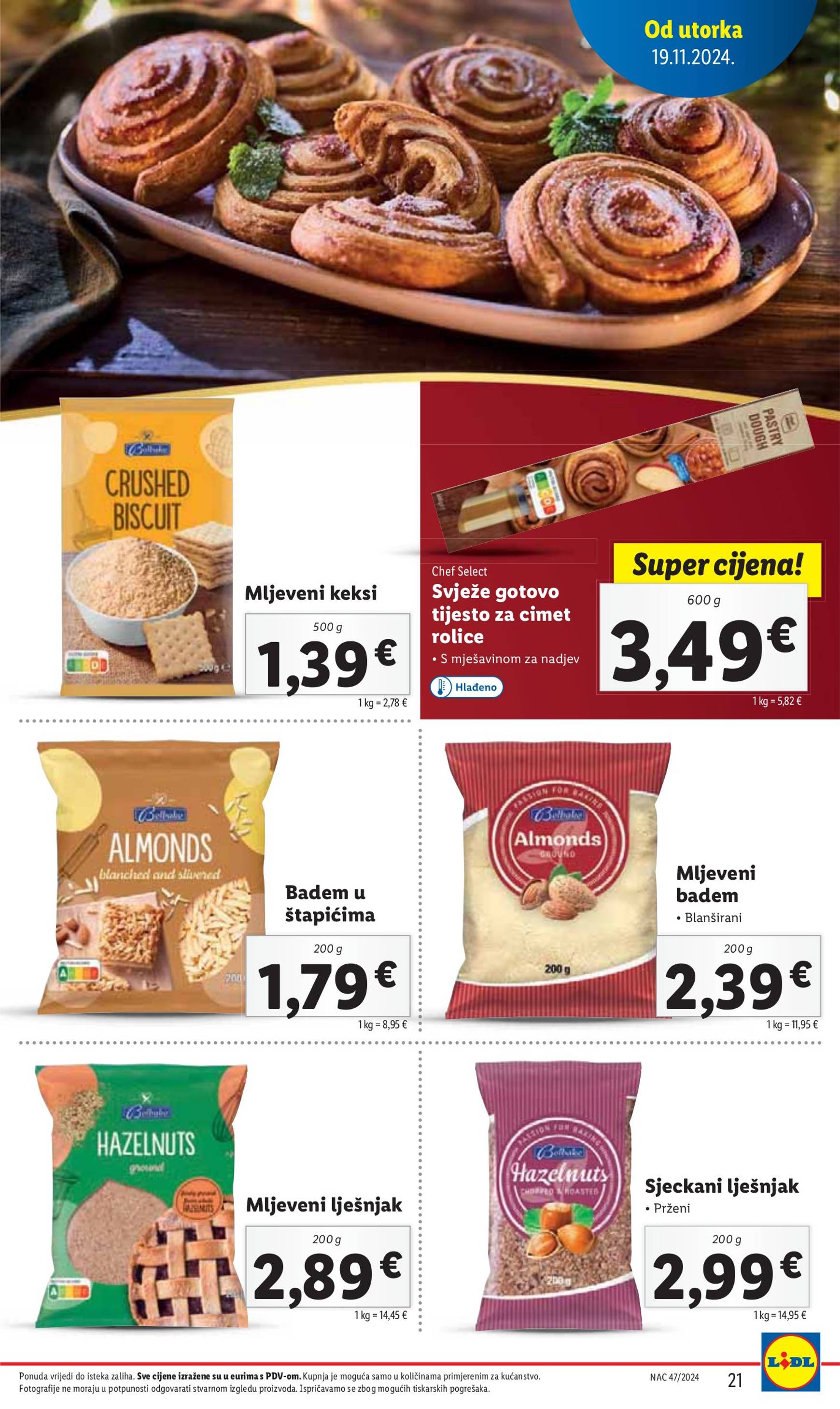 lidl - Lidl - Super ponuda katalog vrijedi od 19.11. do 24.11. - page: 21