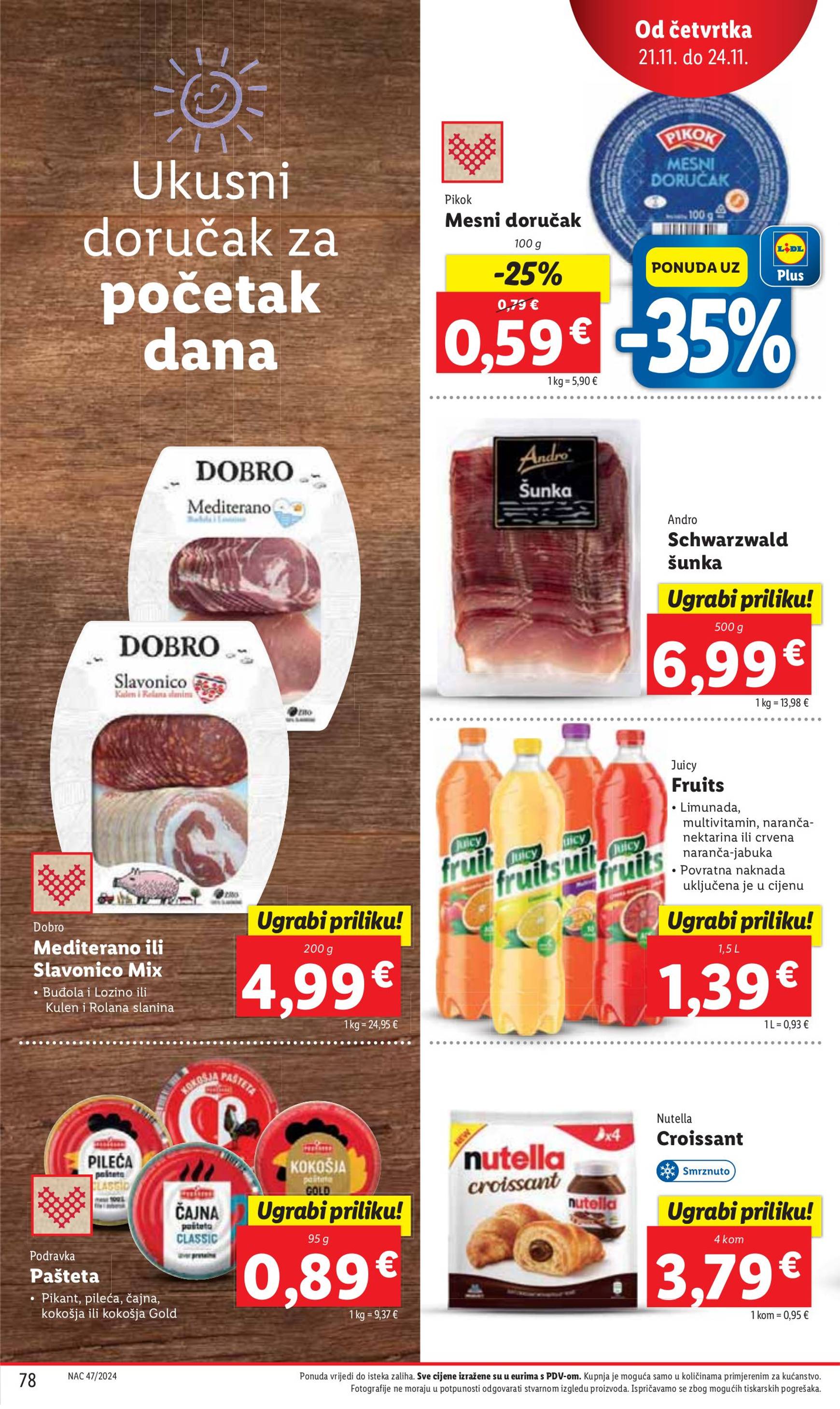 lidl - Lidl - Super ponuda katalog vrijedi od 19.11. do 24.11. - page: 78