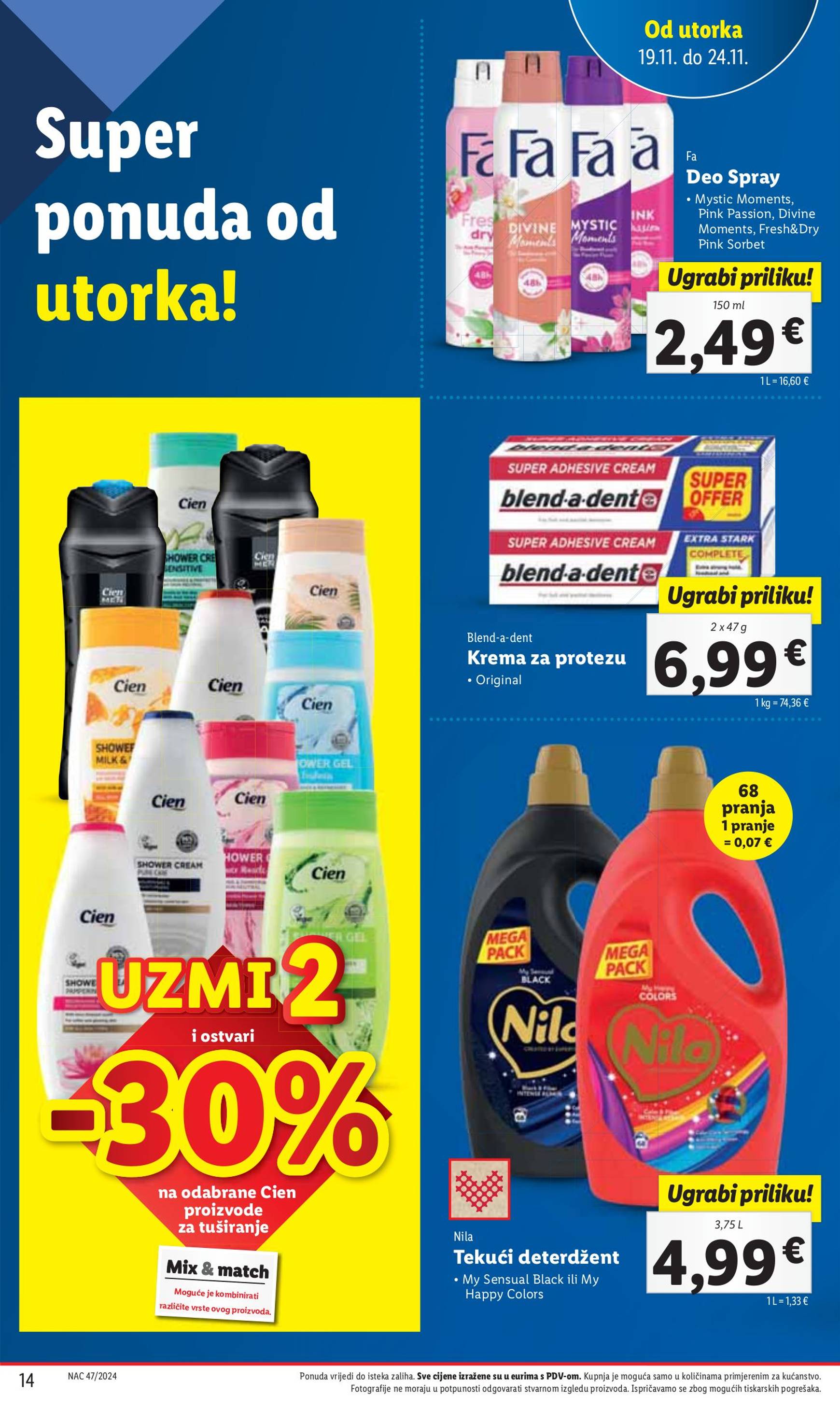 lidl - Lidl - Super ponuda katalog vrijedi od 19.11. do 24.11. - page: 14