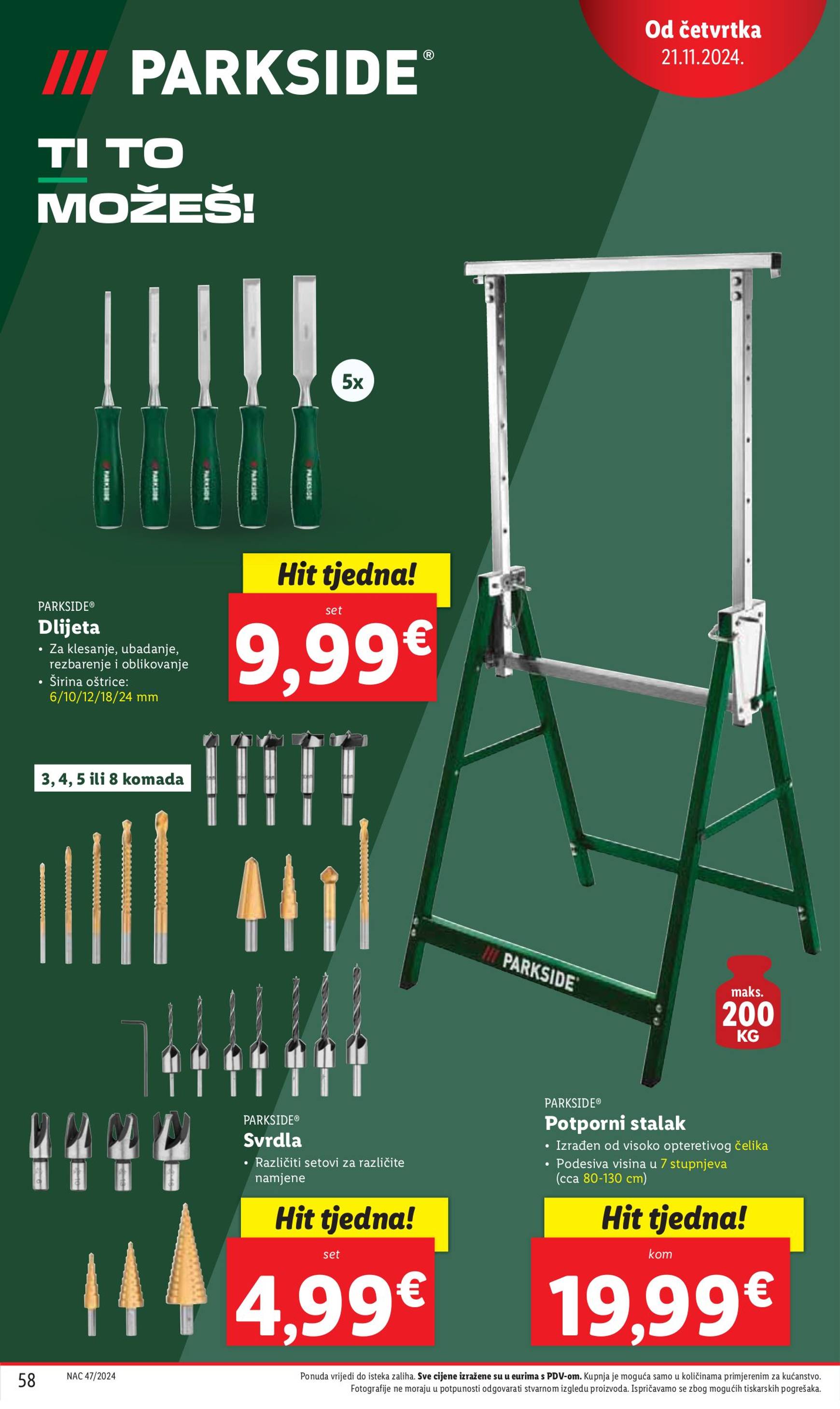 lidl - Lidl - Super ponuda katalog vrijedi od 19.11. do 24.11. - page: 58