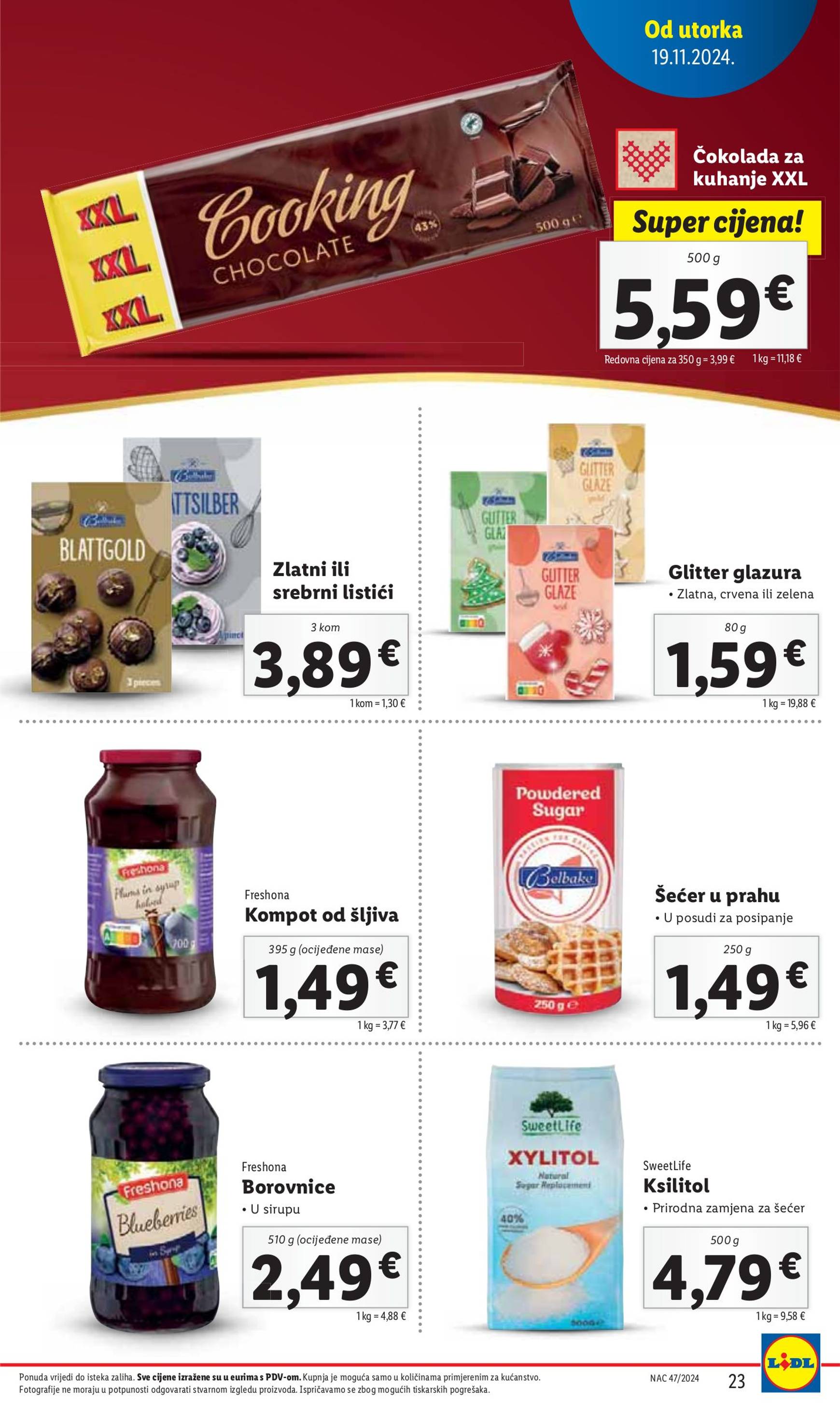 lidl - Lidl - Super ponuda katalog vrijedi od 19.11. do 24.11. - page: 23