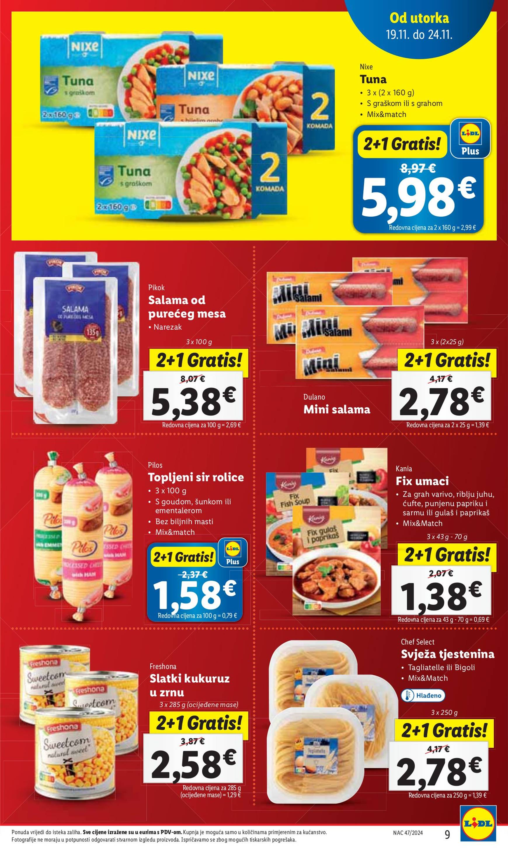 lidl - Lidl - Super ponuda katalog vrijedi od 19.11. do 24.11. - page: 9