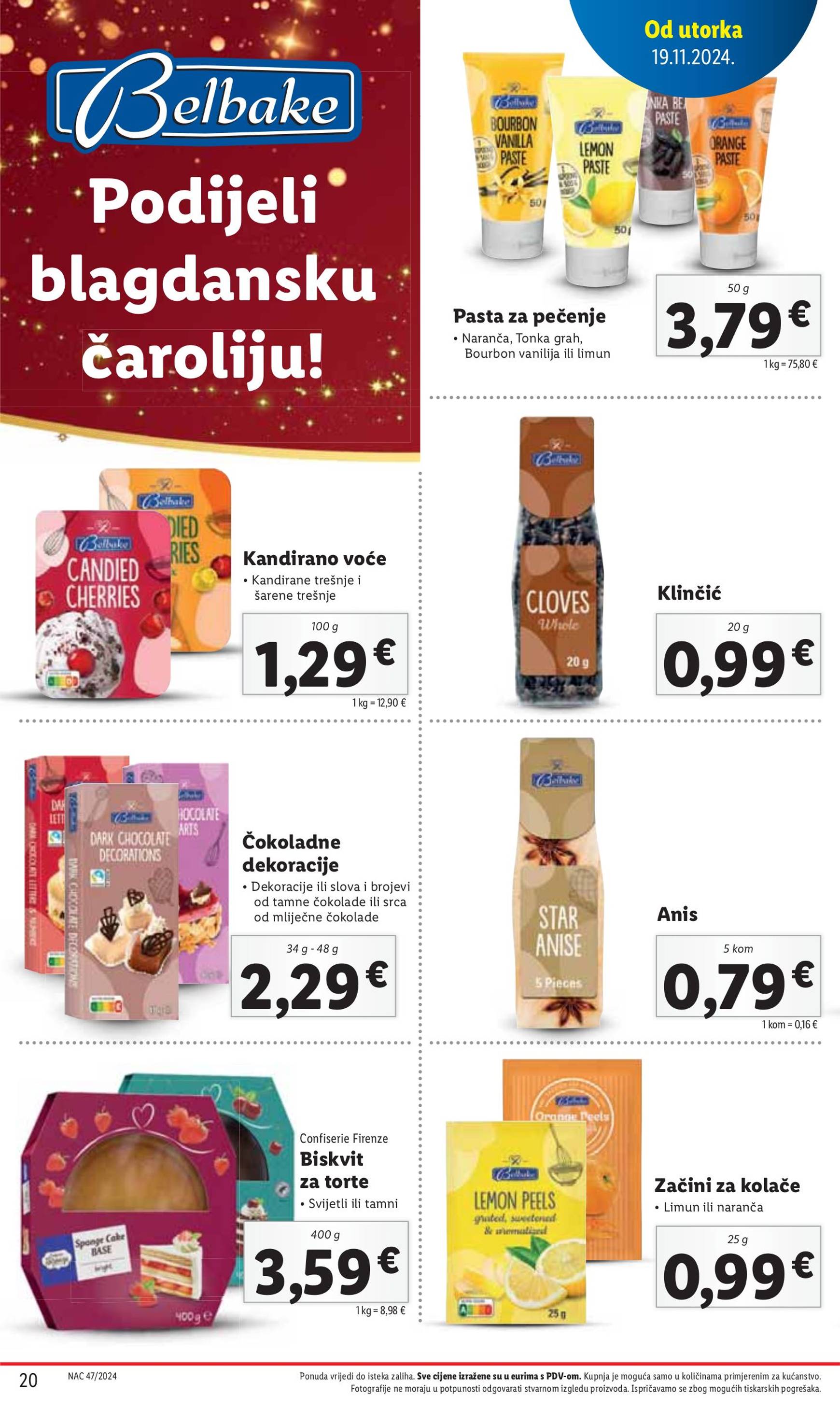 lidl - Lidl - Super ponuda katalog vrijedi od 19.11. do 24.11. - page: 20