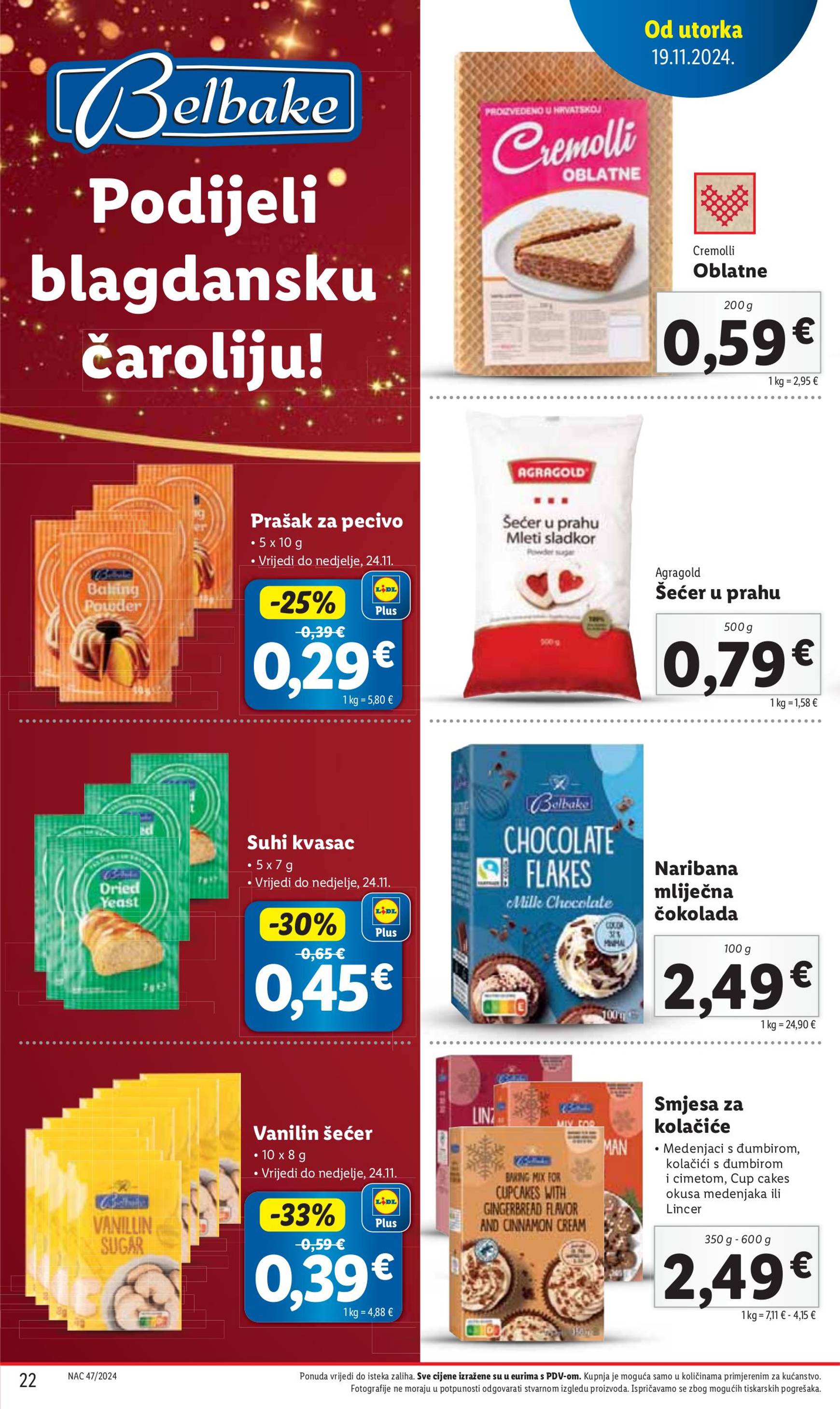 lidl - Lidl - Super ponuda katalog vrijedi od 19.11. do 24.11. - page: 22