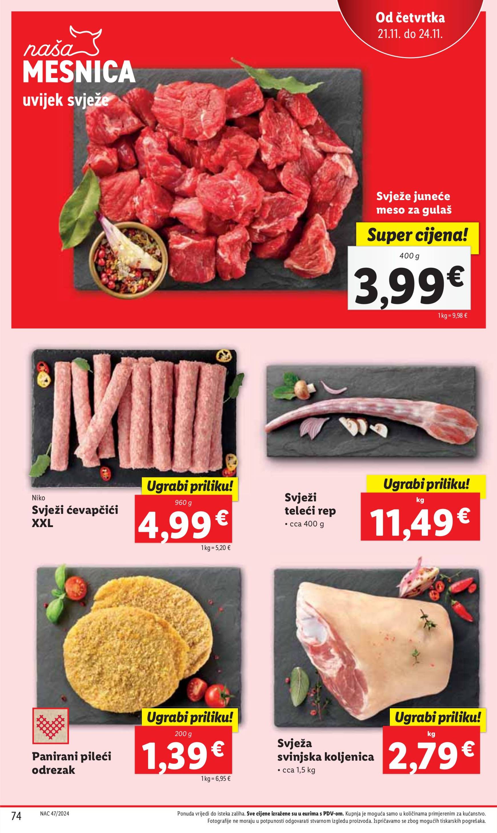 lidl - Lidl - Super ponuda katalog vrijedi od 19.11. do 24.11. - page: 74