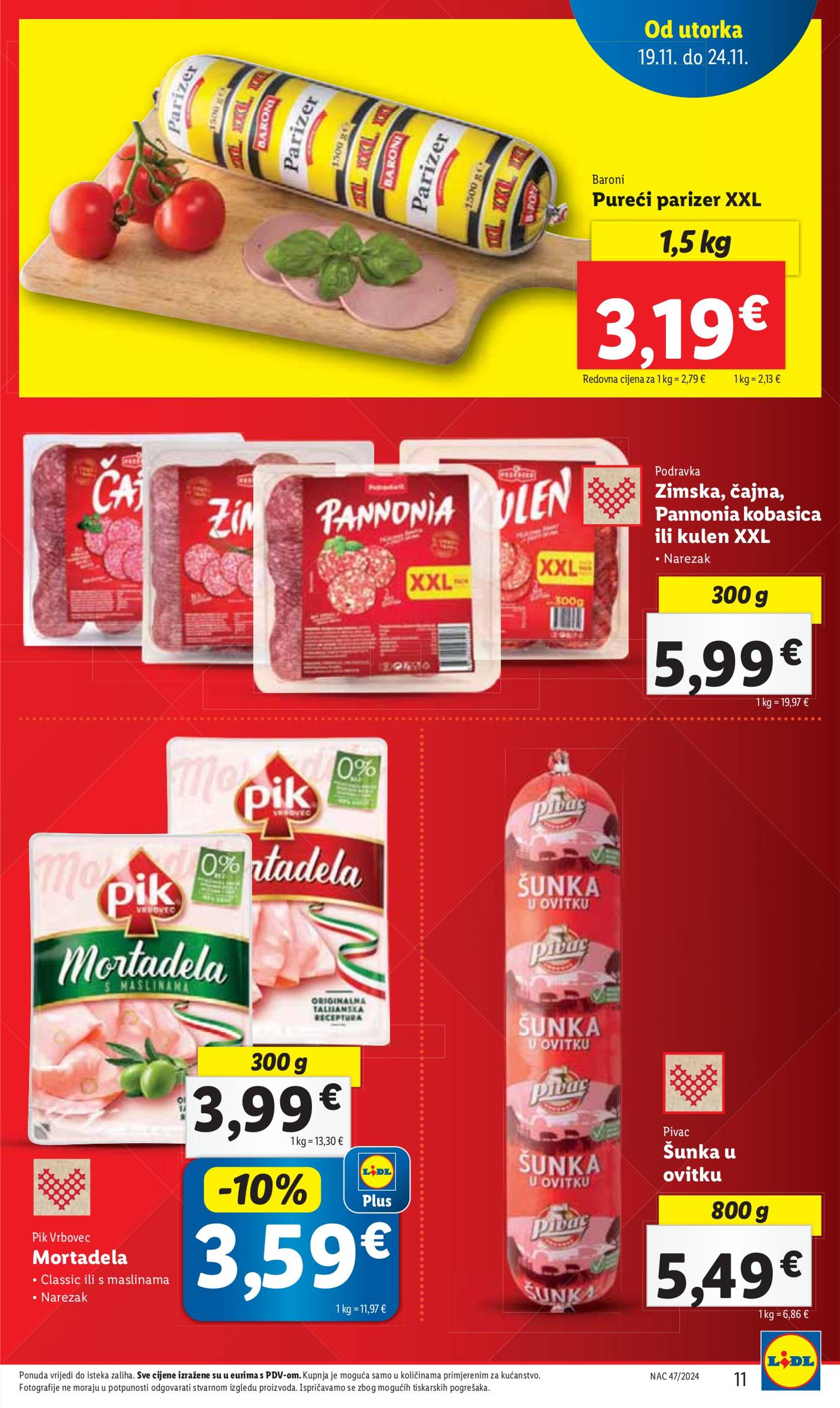 lidl - Lidl - Super ponuda katalog vrijedi od 19.11. do 24.11. - page: 11